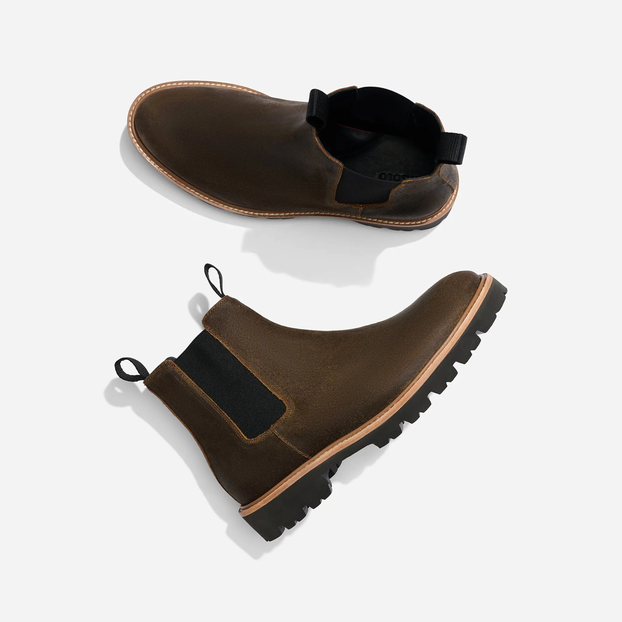 Go-To Chelsea Boot 2.0 Waxed Brown -NISOLO