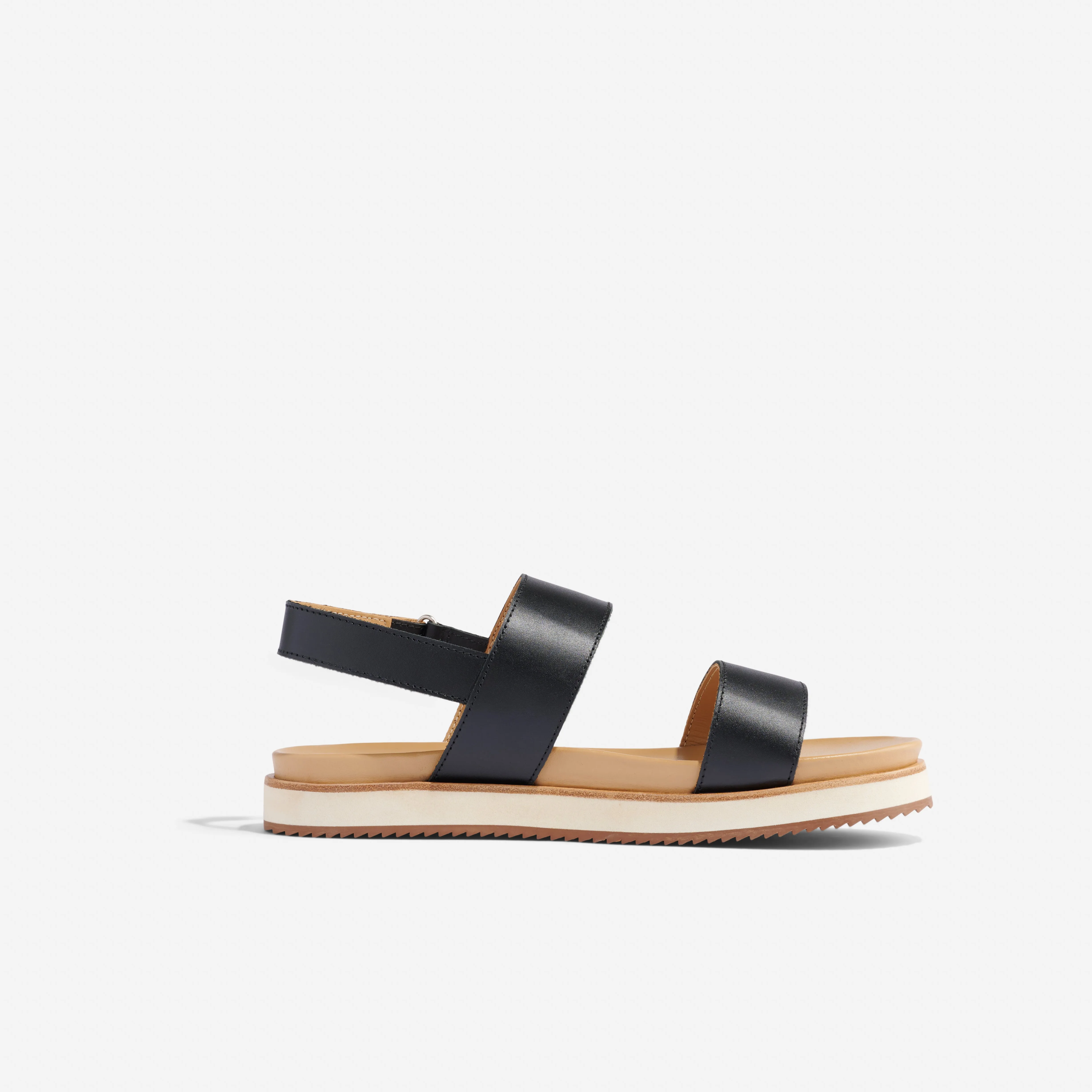 Go-To Flatform Sandal 2.0 Black -NISOLO