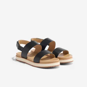 Go-To Flatform Sandal 2.0 Black -NISOLO