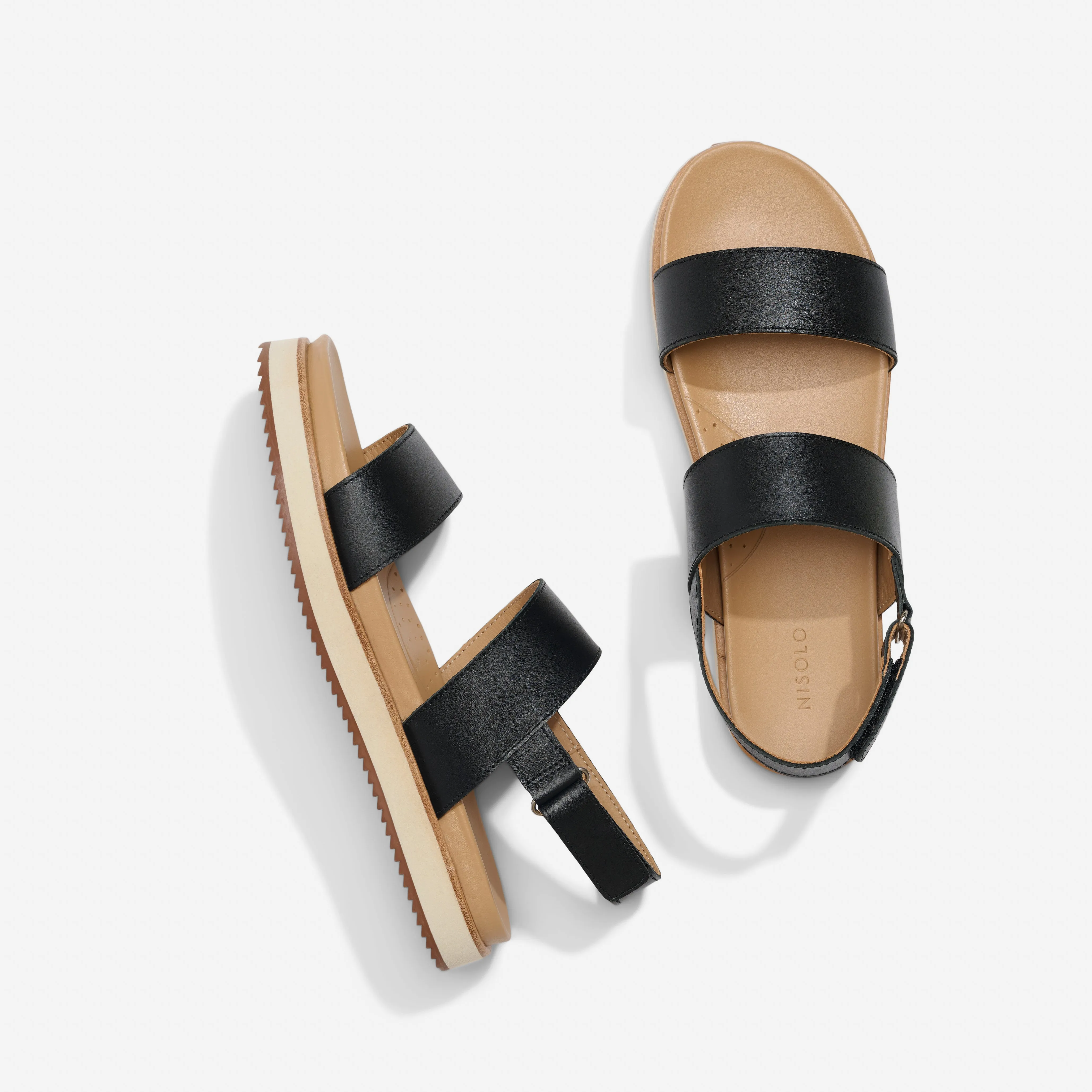 Go-To Flatform Sandal 2.0 Black -NISOLO