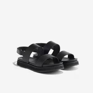 Go-To Flatform Sandal 2.0 Black/Black -NISOLO