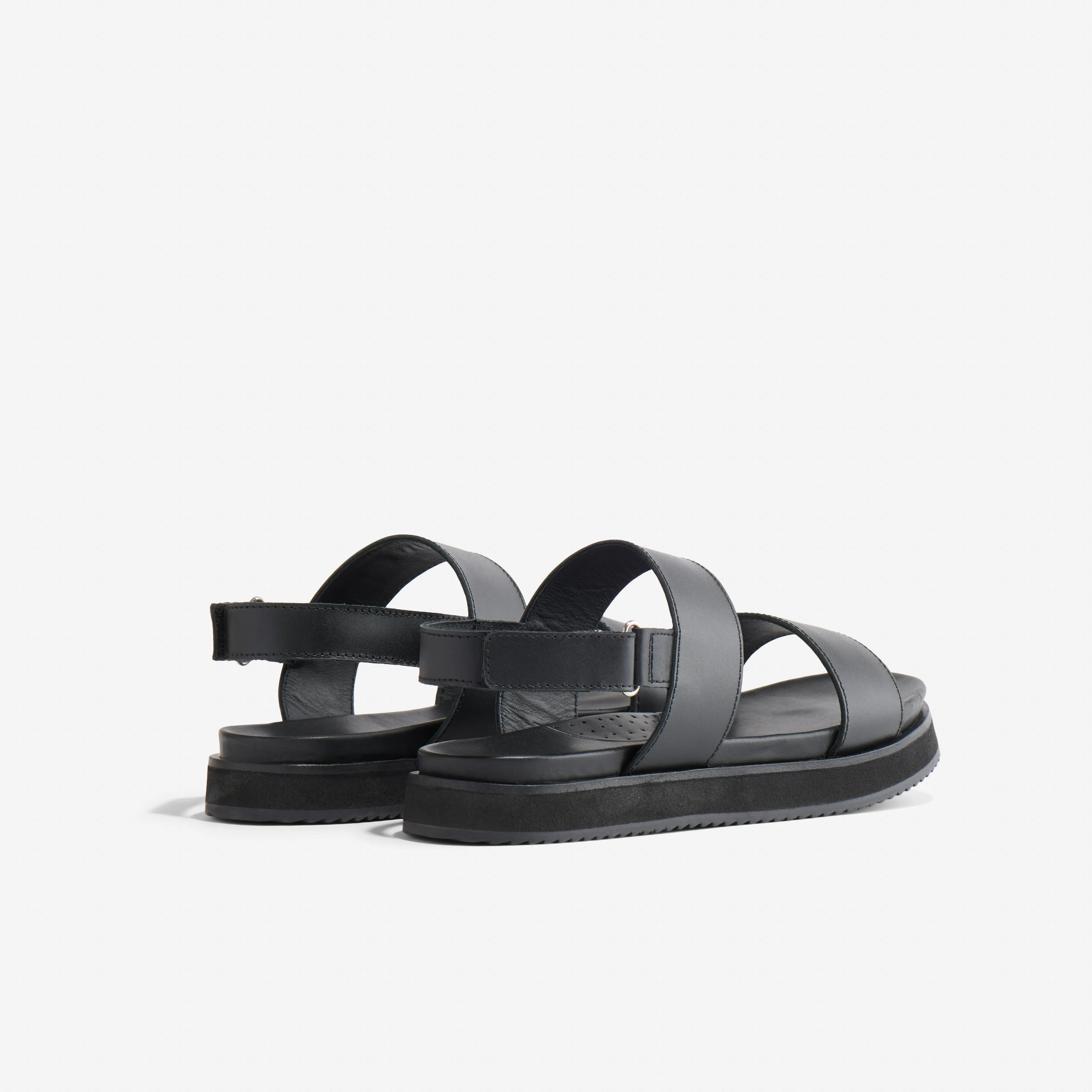 Go-To Flatform Sandal 2.0 Black/Black -NISOLO