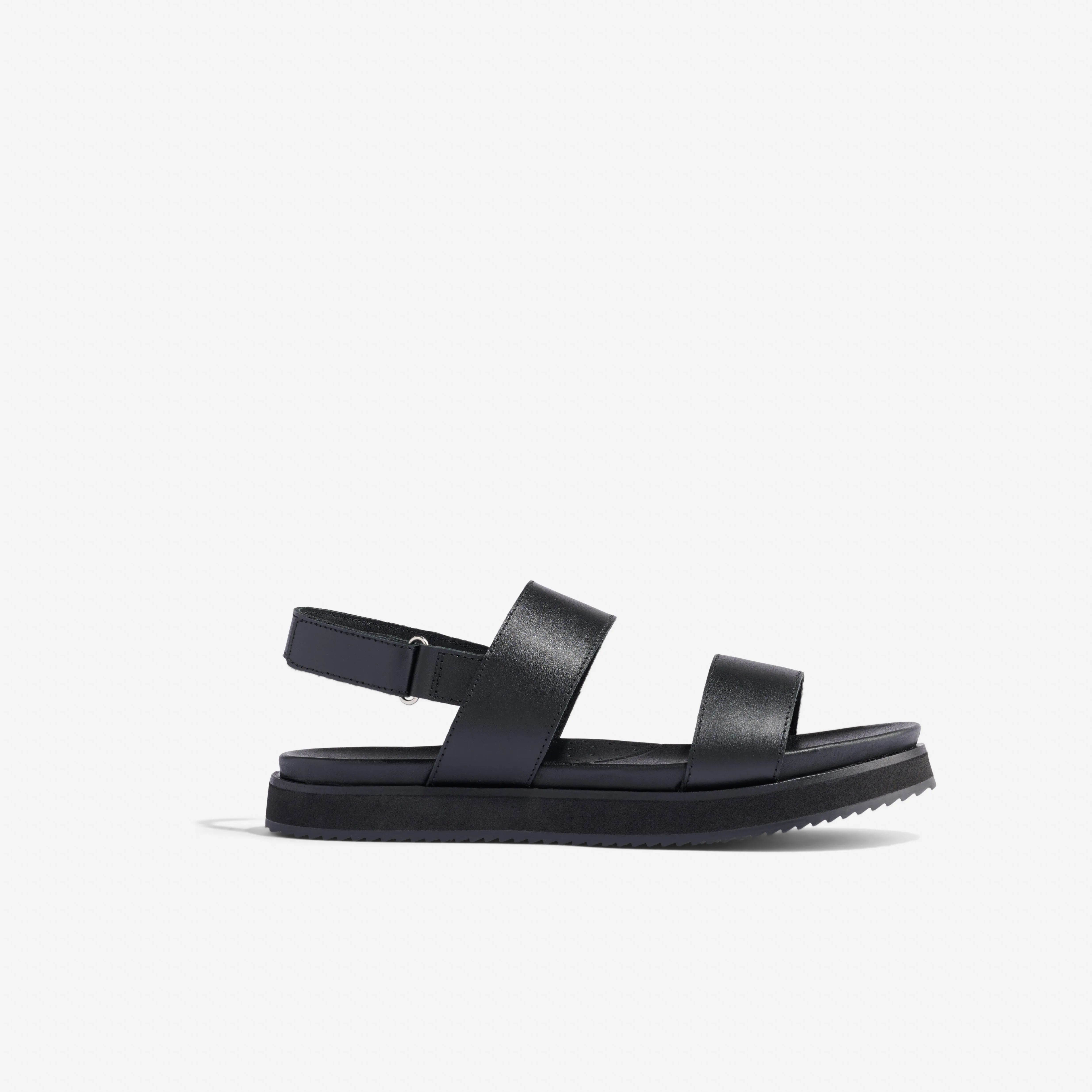 Go-To Flatform Sandal 2.0 Black/Black -NISOLO