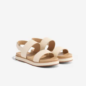 Go-To Flatform Sandal 2.0 Bone -NISOLO