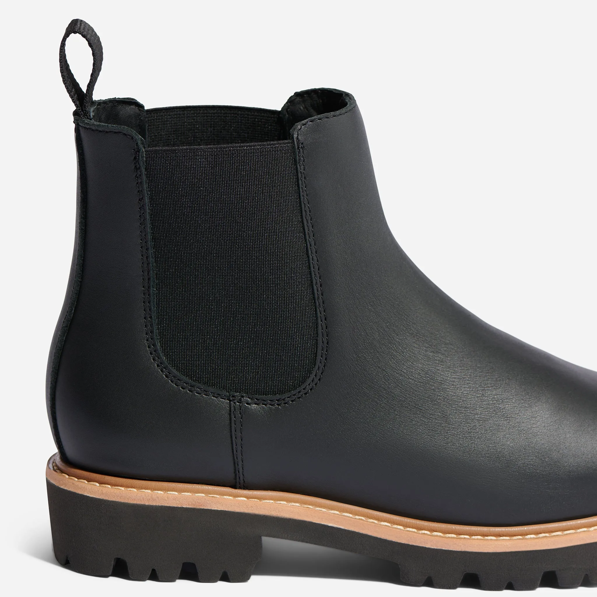 Go-To Lug Chelsea Boot 2.0 Black -NISOLO
