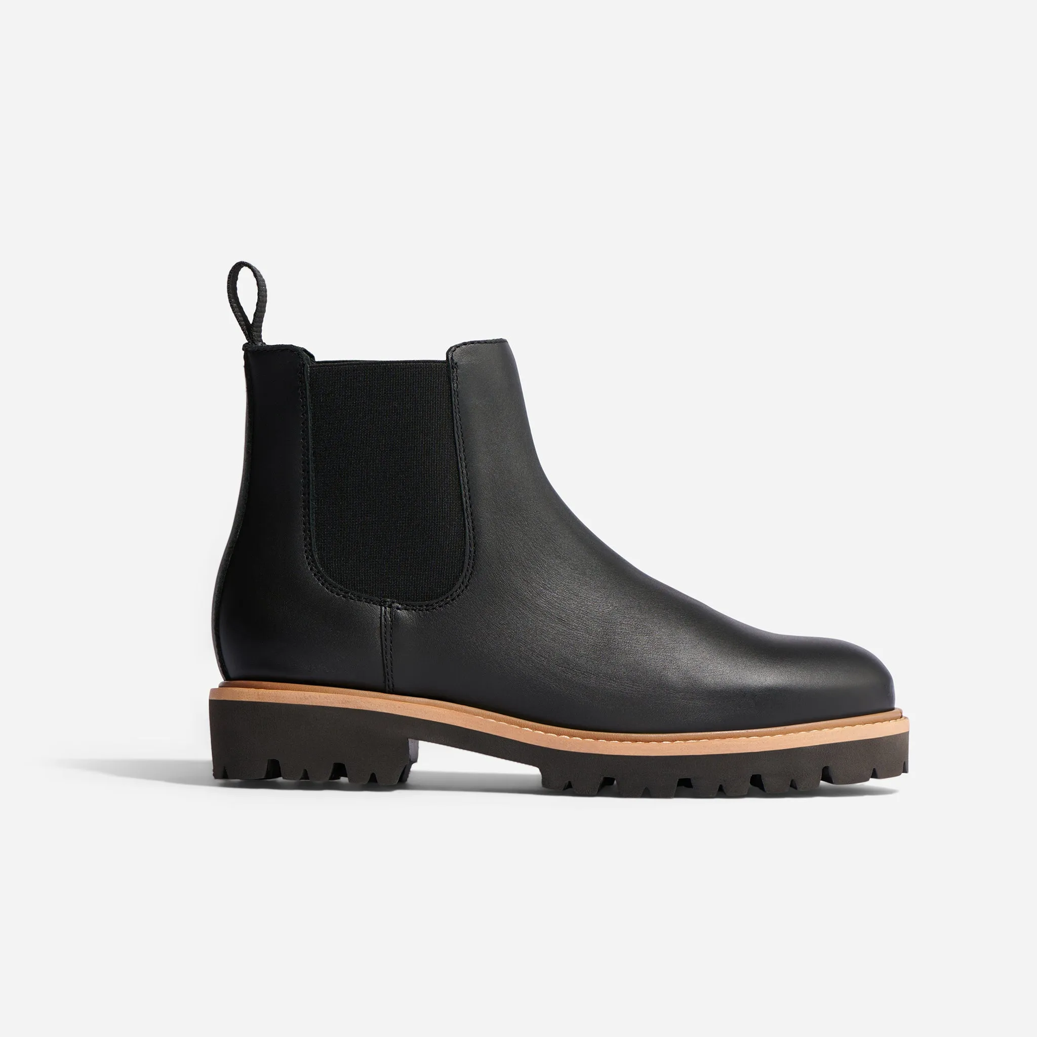 Go-To Lug Chelsea Boot 2.0 Black -NISOLO