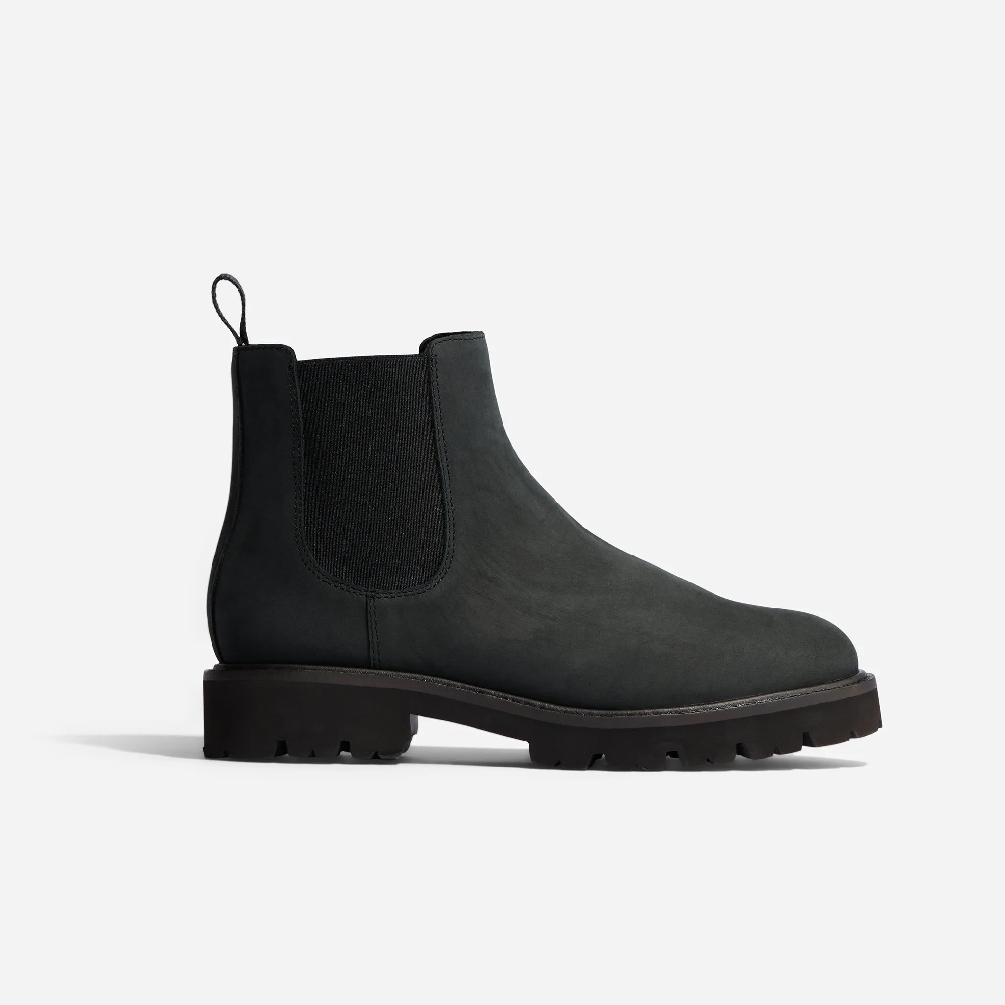 Go-To Lug Chelsea Boot 2.0 Black/Black -NISOLO