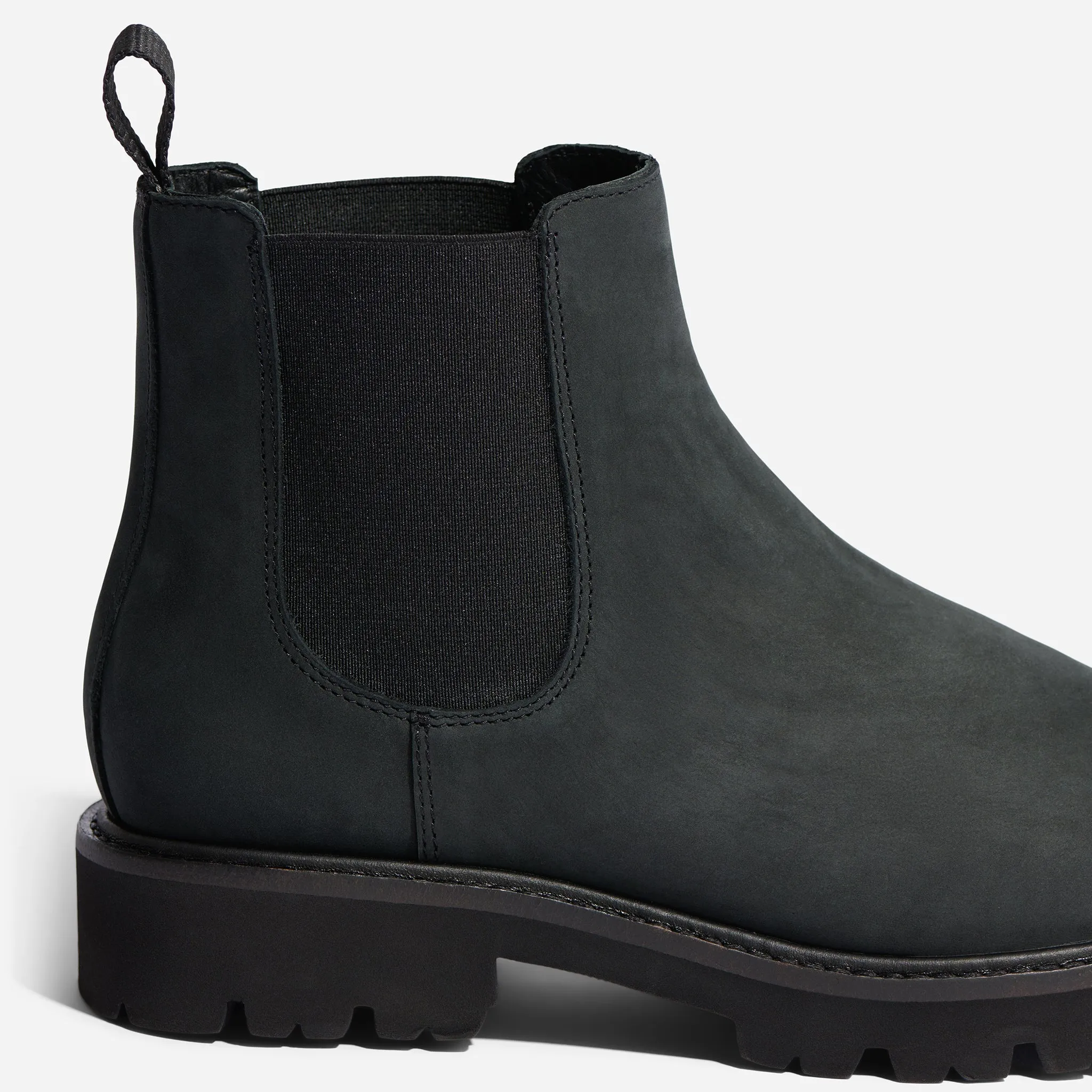 Go-To Lug Chelsea Boot 2.0 Black/Black -NISOLO
