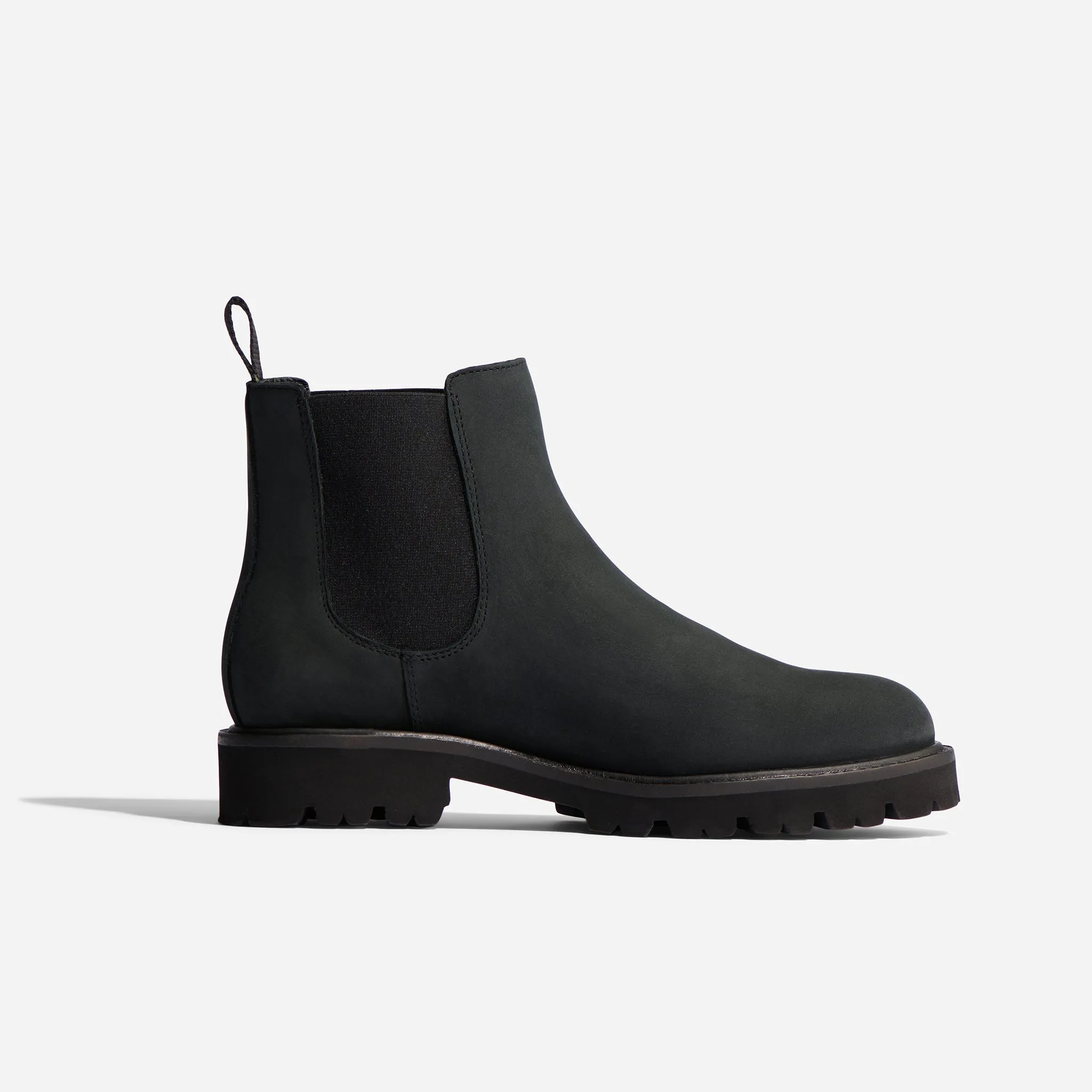 Go-To Lug Chelsea Boot 2.0 Black/Black -NISOLO