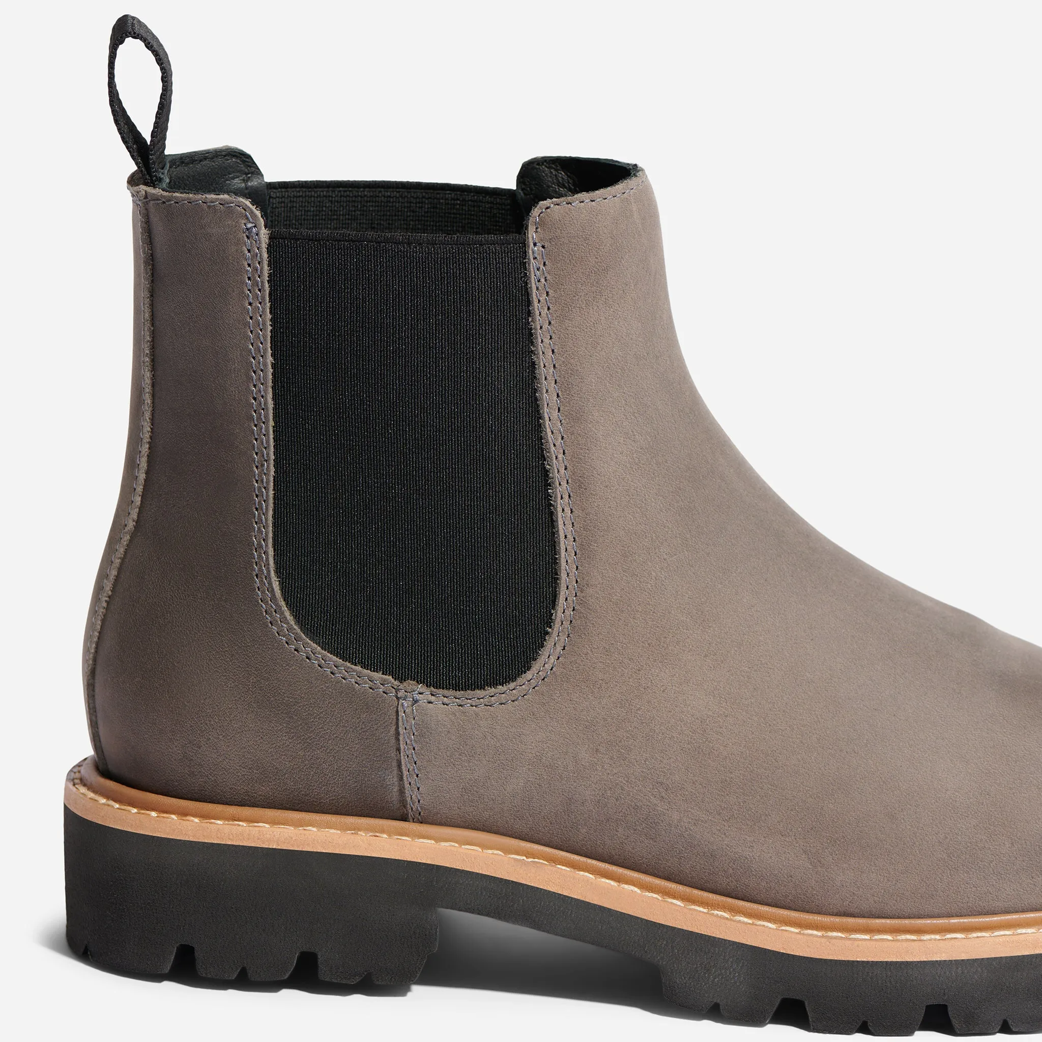 Go-To Lug Chelsea Boot 2.0 Grey -NISOLO