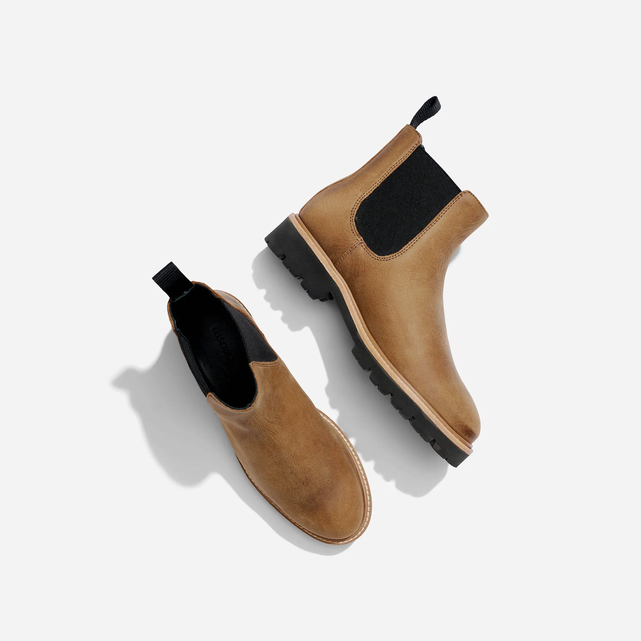 Go-To Lug Chelsea Boot 2.0 Tobacco -NISOLO