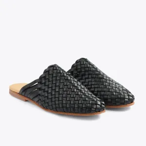 Go-To Woven Slip On Woven Black -NISOLO