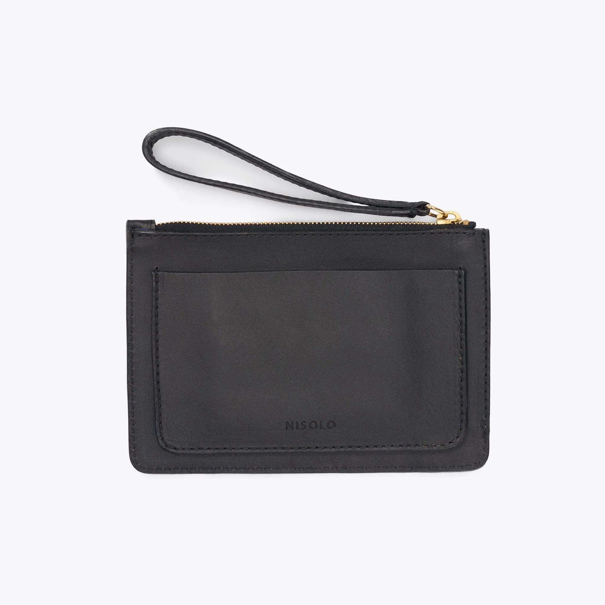 Go-To Wristlet Clutch Black -NISOLO