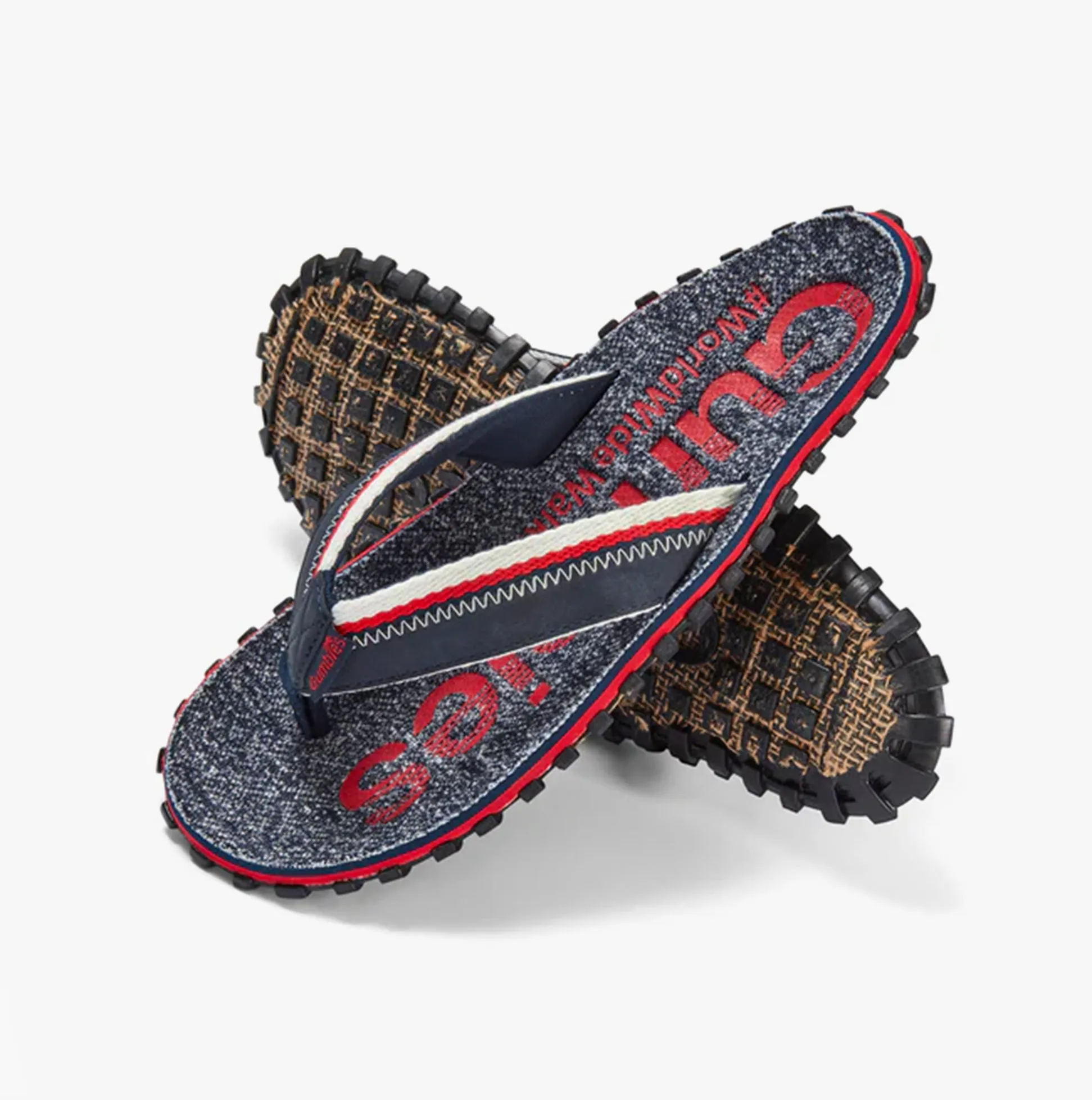 Gumbies CAIRNS Unisex Flip-Flops Red