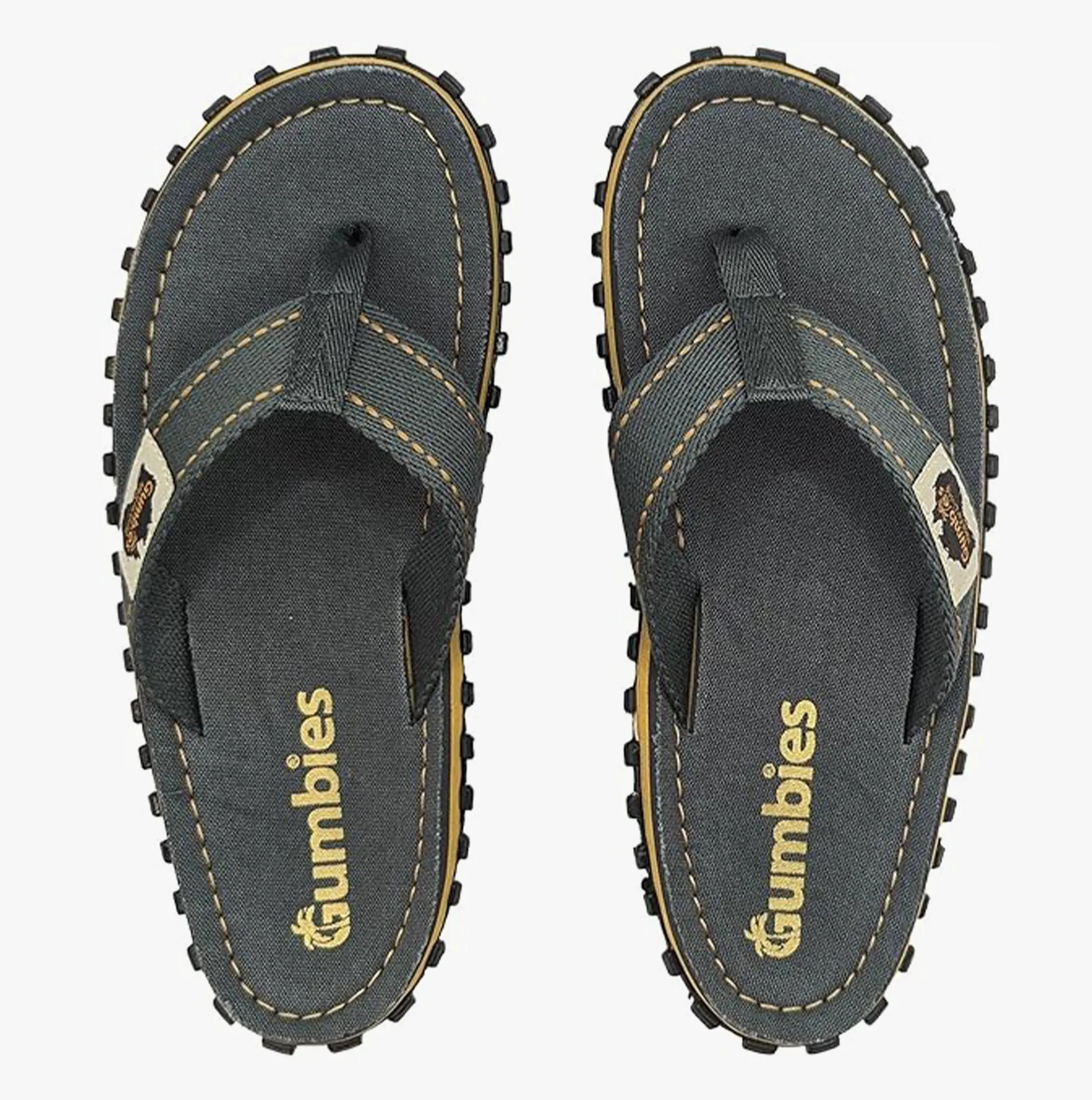 Gumbies ISLANDER Unisex Flip-Flops Classic Grey