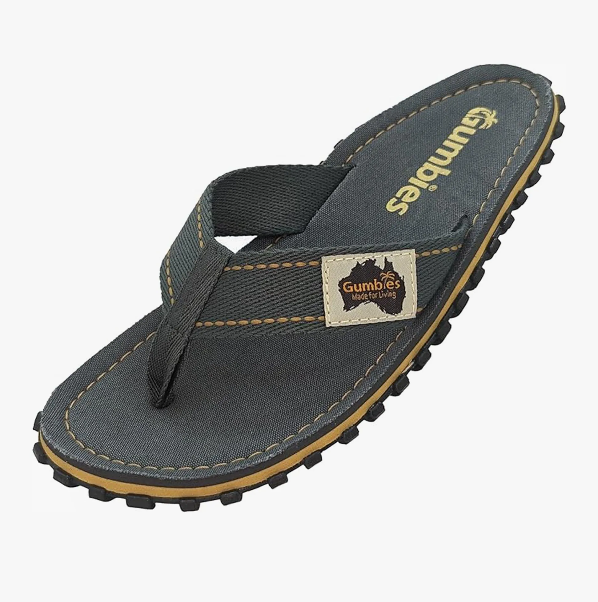Gumbies ISLANDER Unisex Flip-Flops Classic Grey