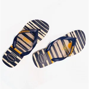 Havaianas HAV TOP Unisex Classic Flip-Flops Beige/Navy
