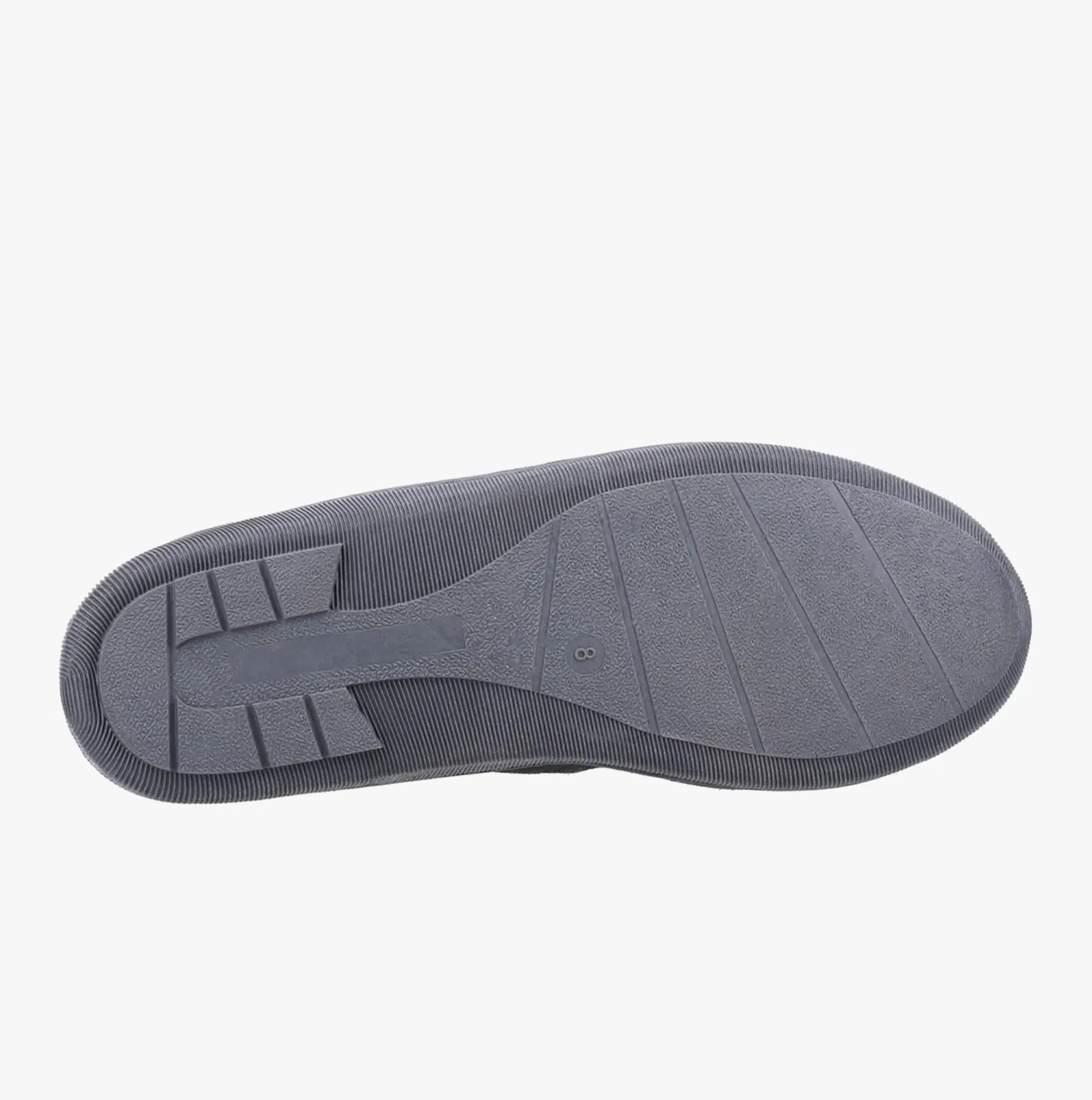 Hush Puppies ASHTON Mens Suede Slippers Grey