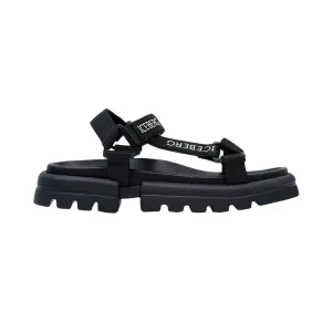 Iceberg Men's Black Strappy Sandals