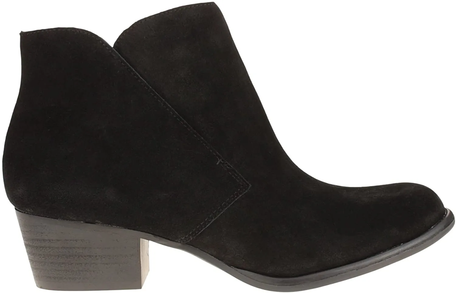 Jessica Simpson Women's Dacine Round Toe Ankle Boot, Black Suede