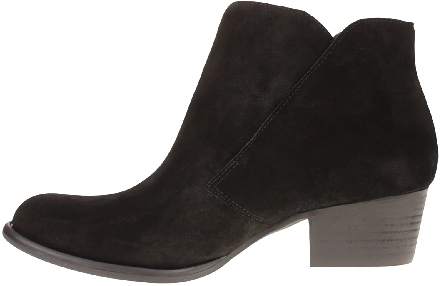 Jessica Simpson Women's Dacine Round Toe Ankle Boot, Black Suede