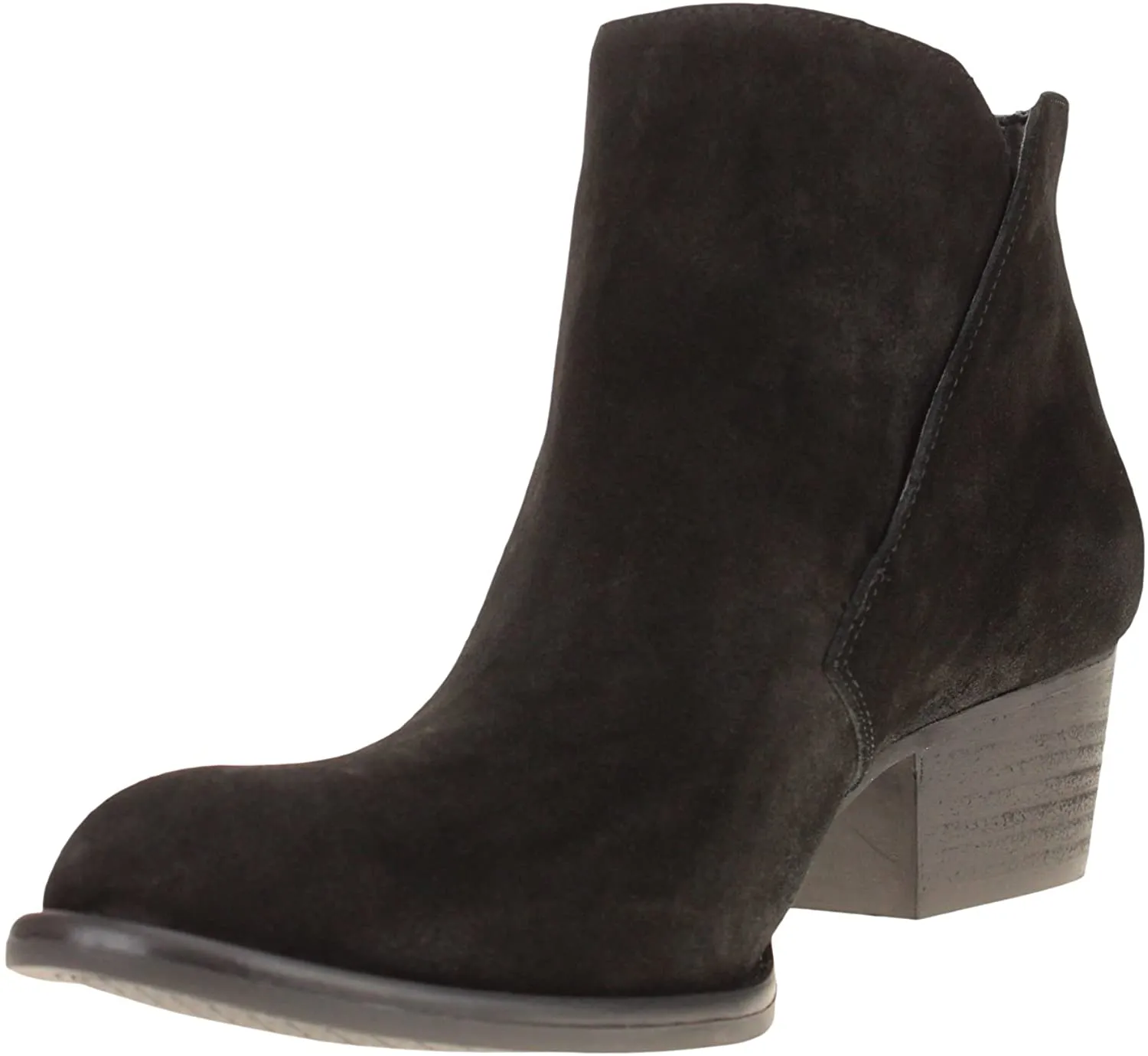 Jessica Simpson Women's Dacine Round Toe Ankle Boot, Black Suede