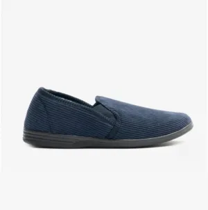 Jo & Joe WILLIAM Mens Full Slippers Navy