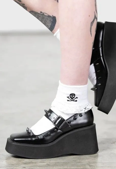 Killstar - Poppy Platform Black - Girl Sandals