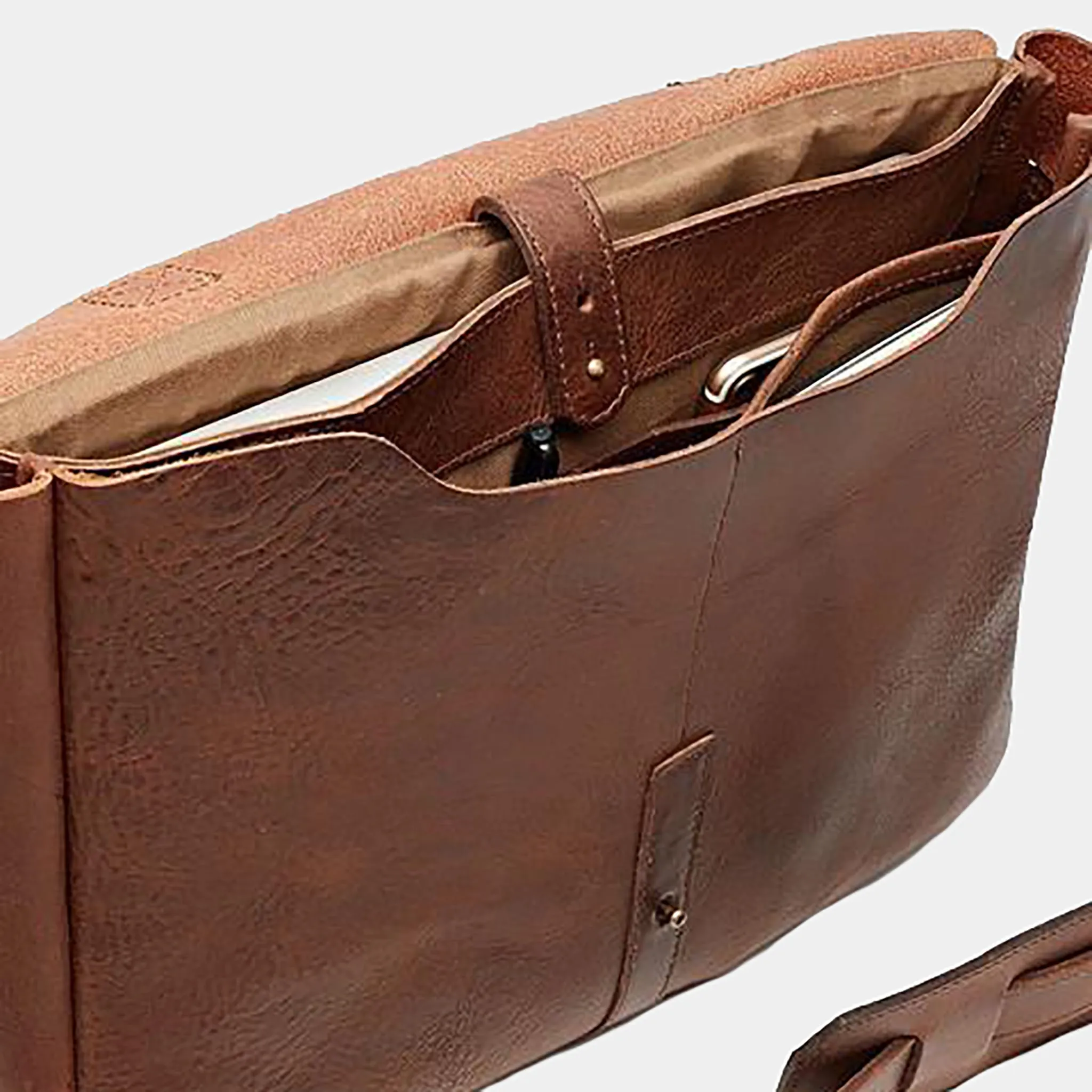 Leather Loreto Messenger Bag -NISOLO