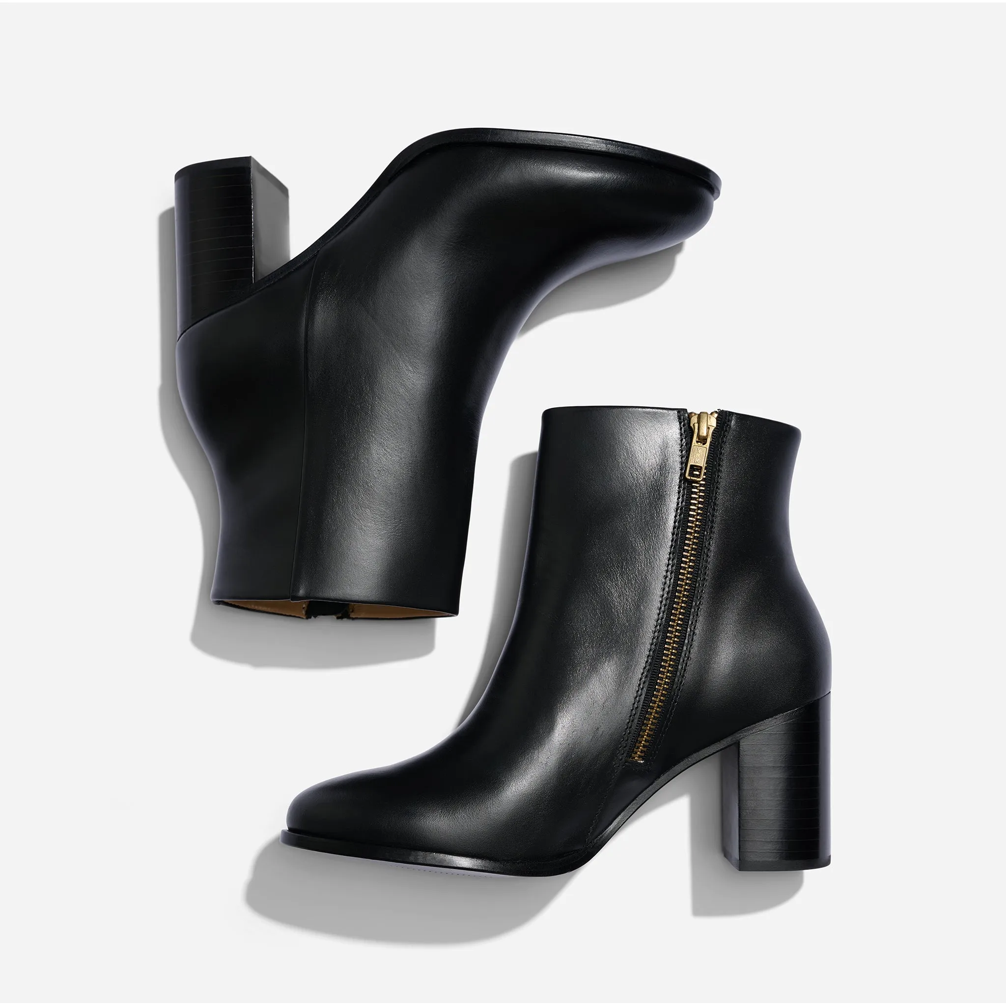 Lia Heeled Bootie Black -NISOLO