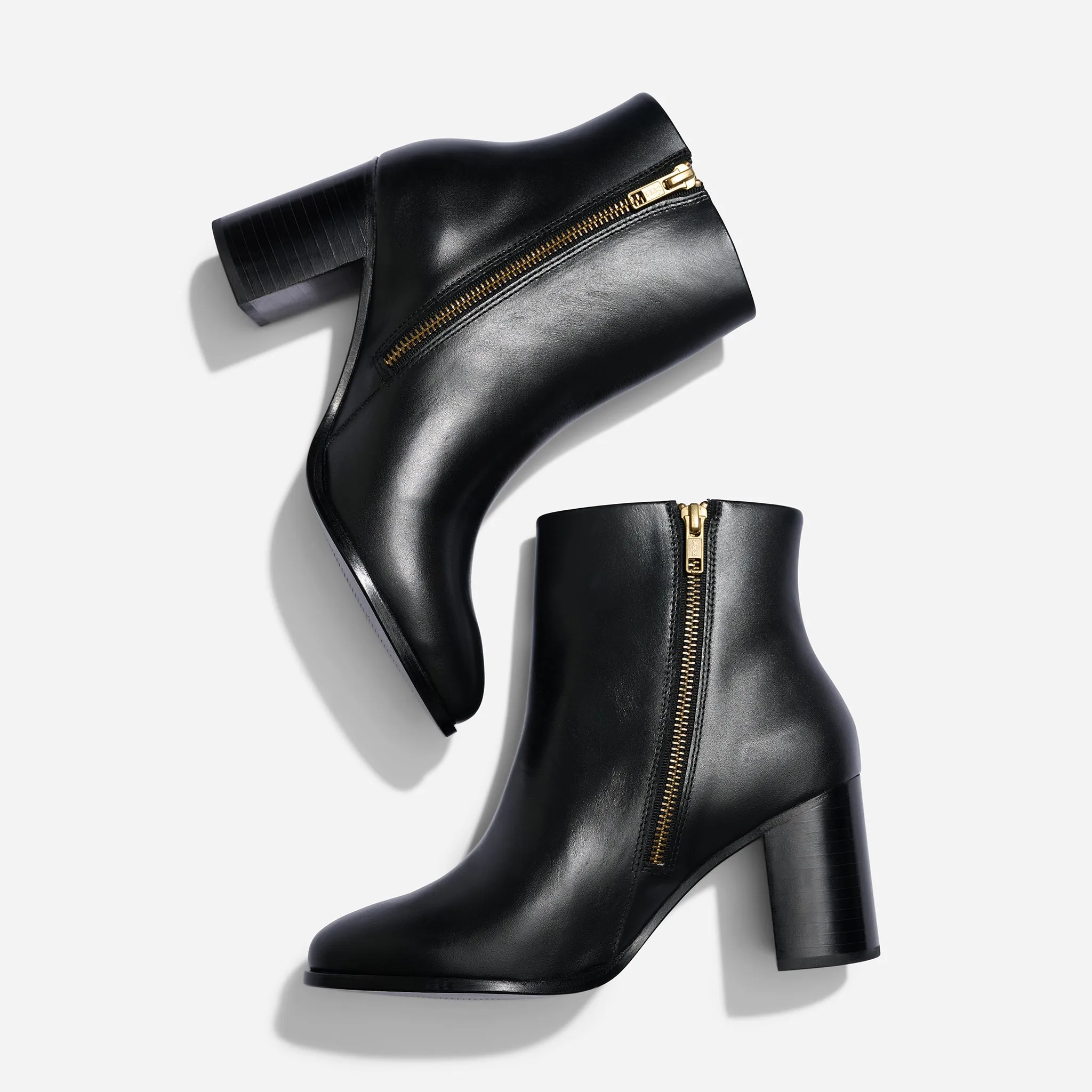 Lia Heeled Bootie Black -NISOLO