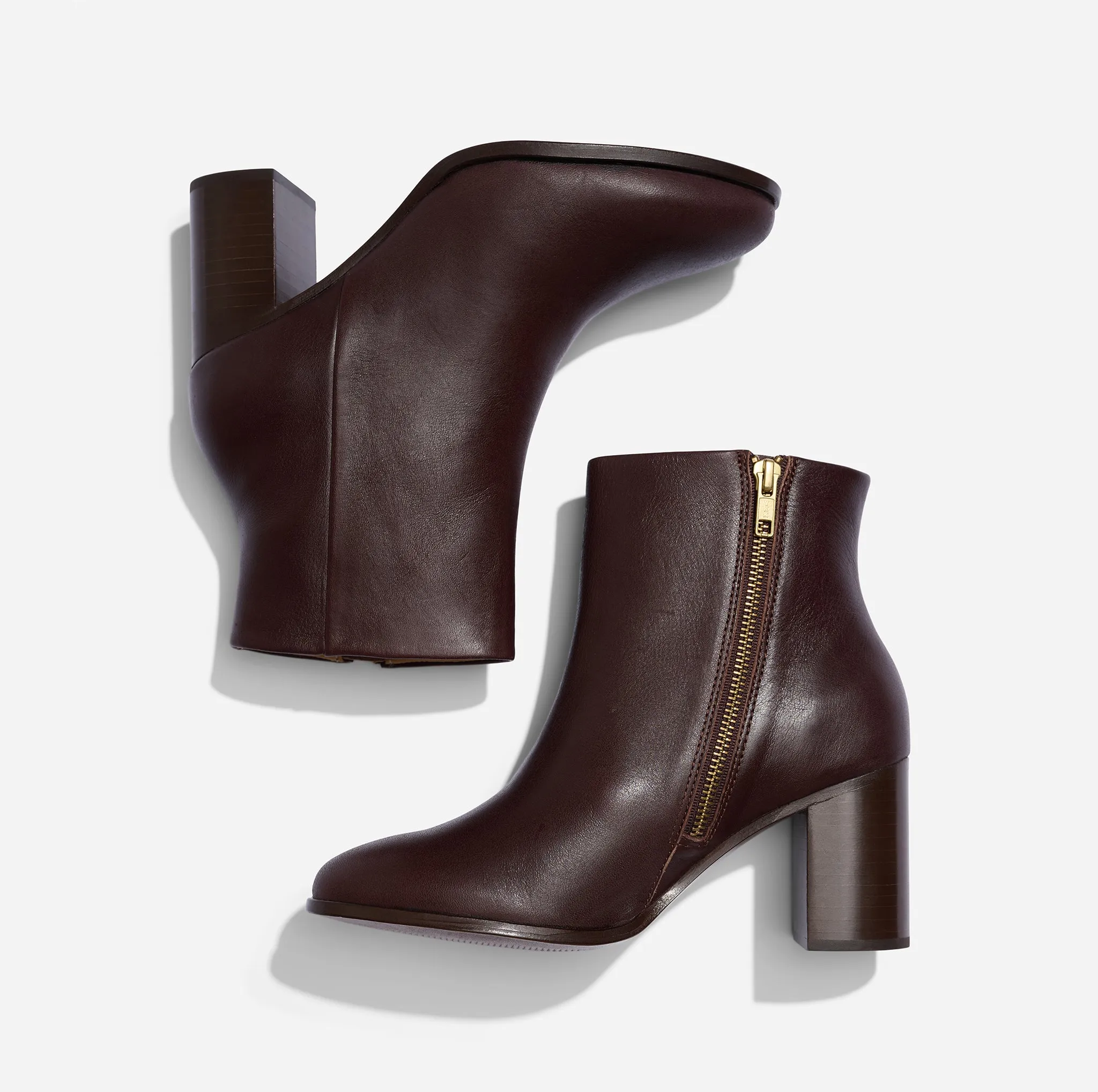 Lia Heeled Bootie Wine -NISOLO