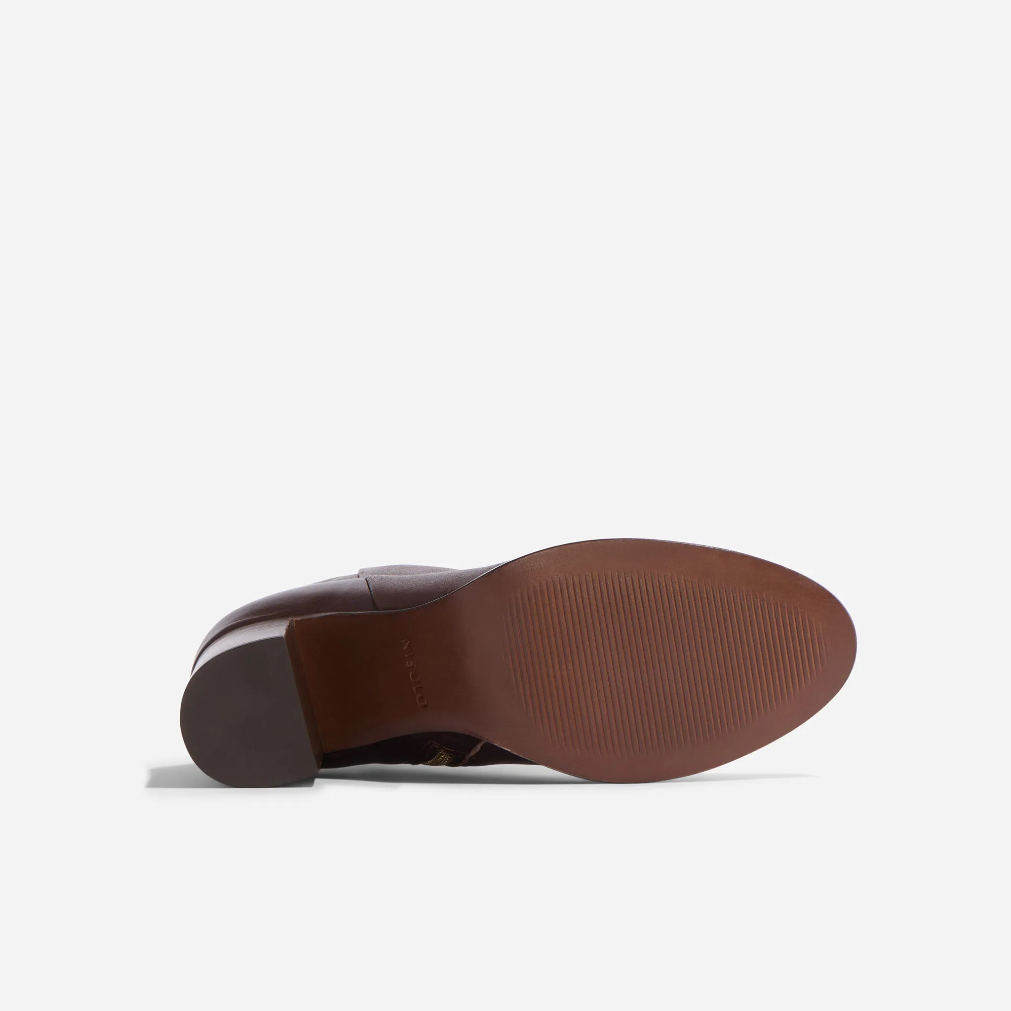 Lia Heeled Bootie Wine -NISOLO