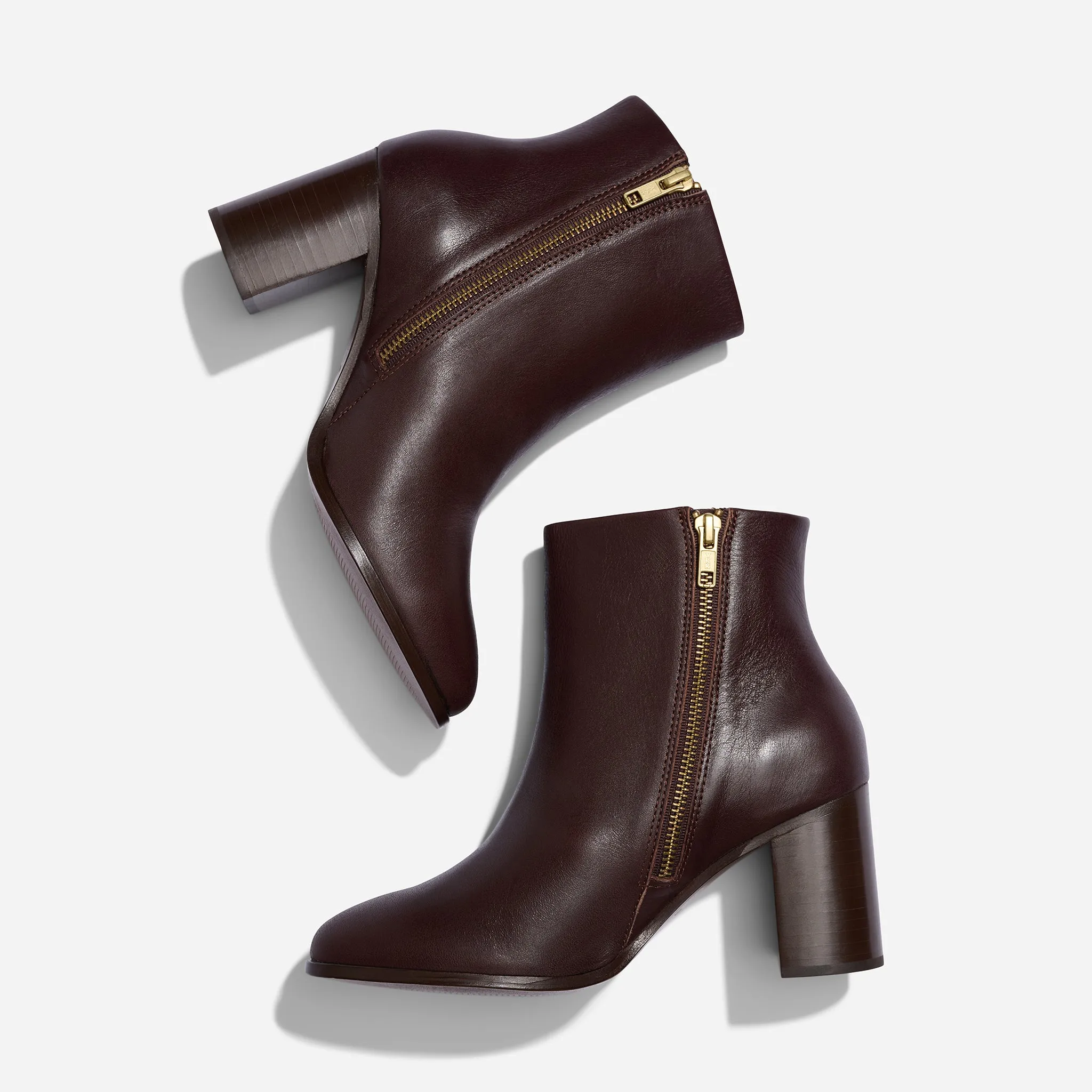 Lia Heeled Bootie Wine -NISOLO
