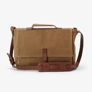 Loreto Messenger Bag Waxed Canvas -NISOLO