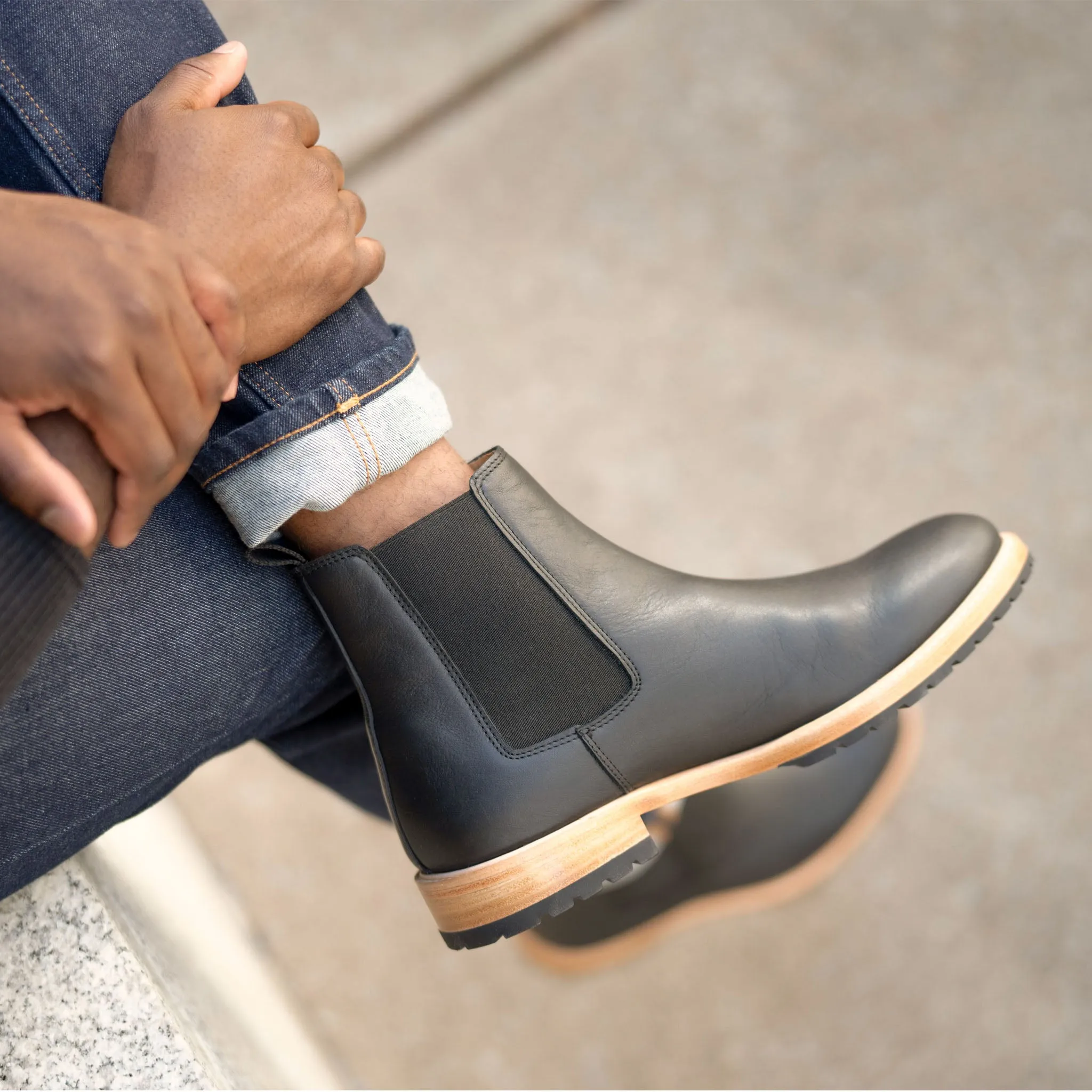 Marco Everyday Chelsea Boot Black -NISOLO
