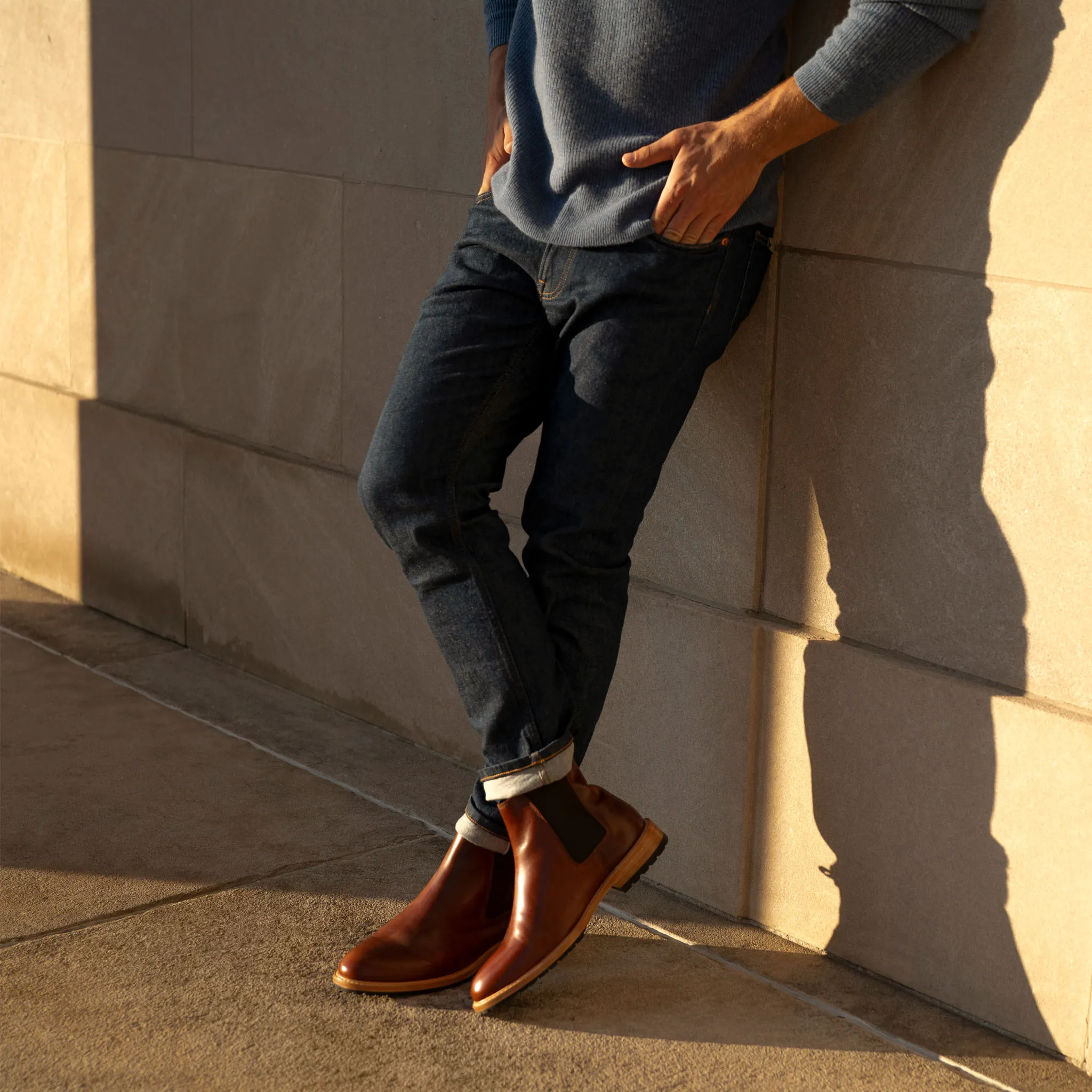 Marco Everyday Chelsea Boot Mahogany -NISOLO
