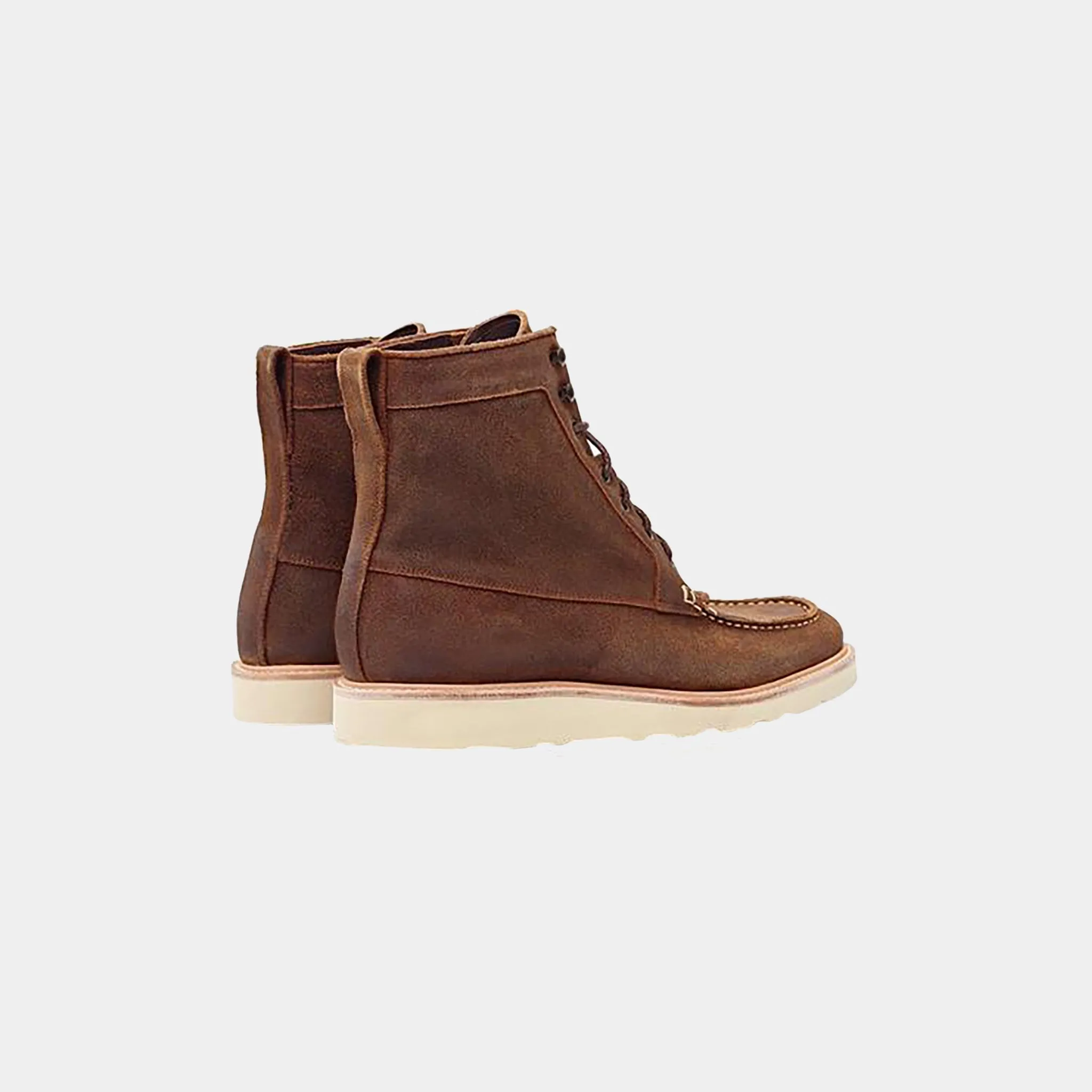 Mateo Waxed Moc-Toe Boot -NISOLO