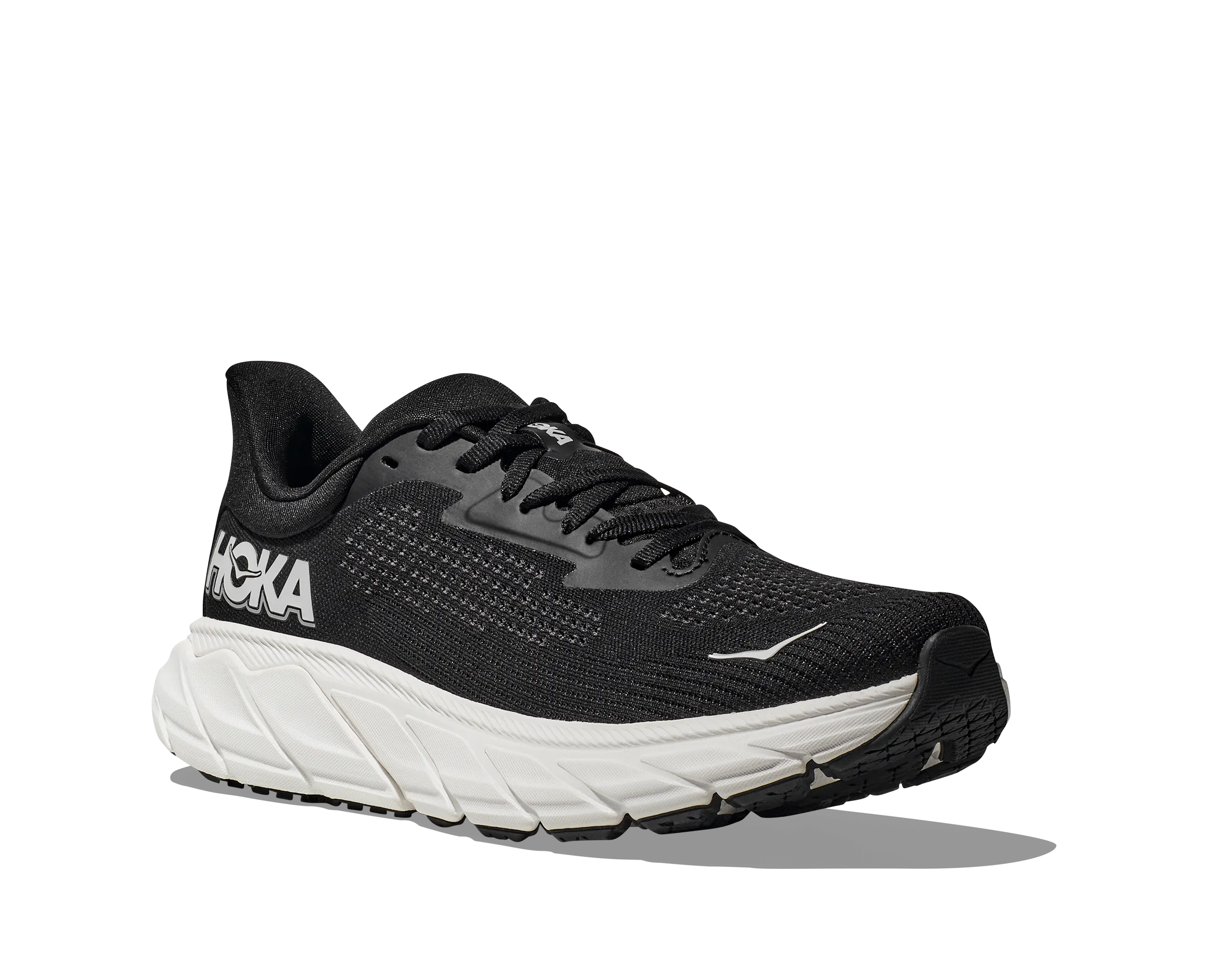 Men's HOKA Arahi 7 Running Shoe in Black | White