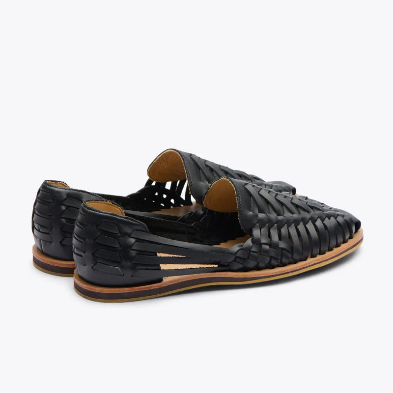 Men's Huarache Sandal Black -NISOLO
