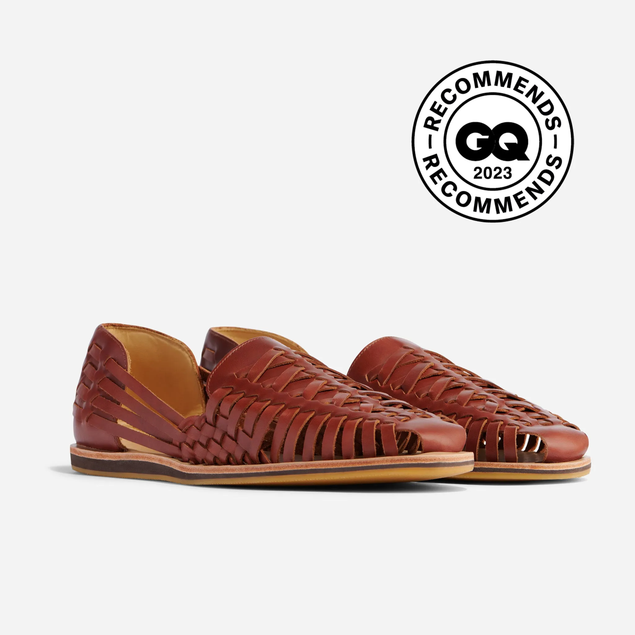 Men's Huarache Sandal Brandy -NISOLO