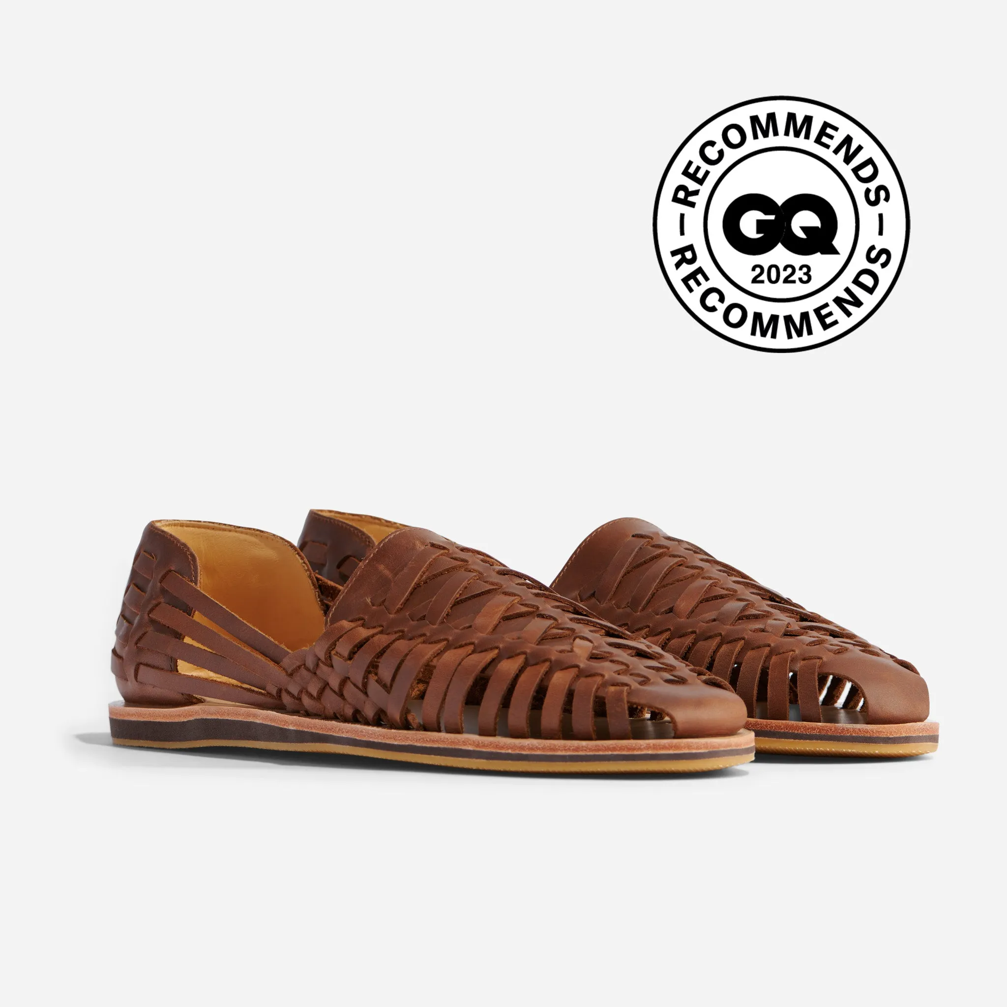 Men's Huarache Sandal Brown -NISOLO
