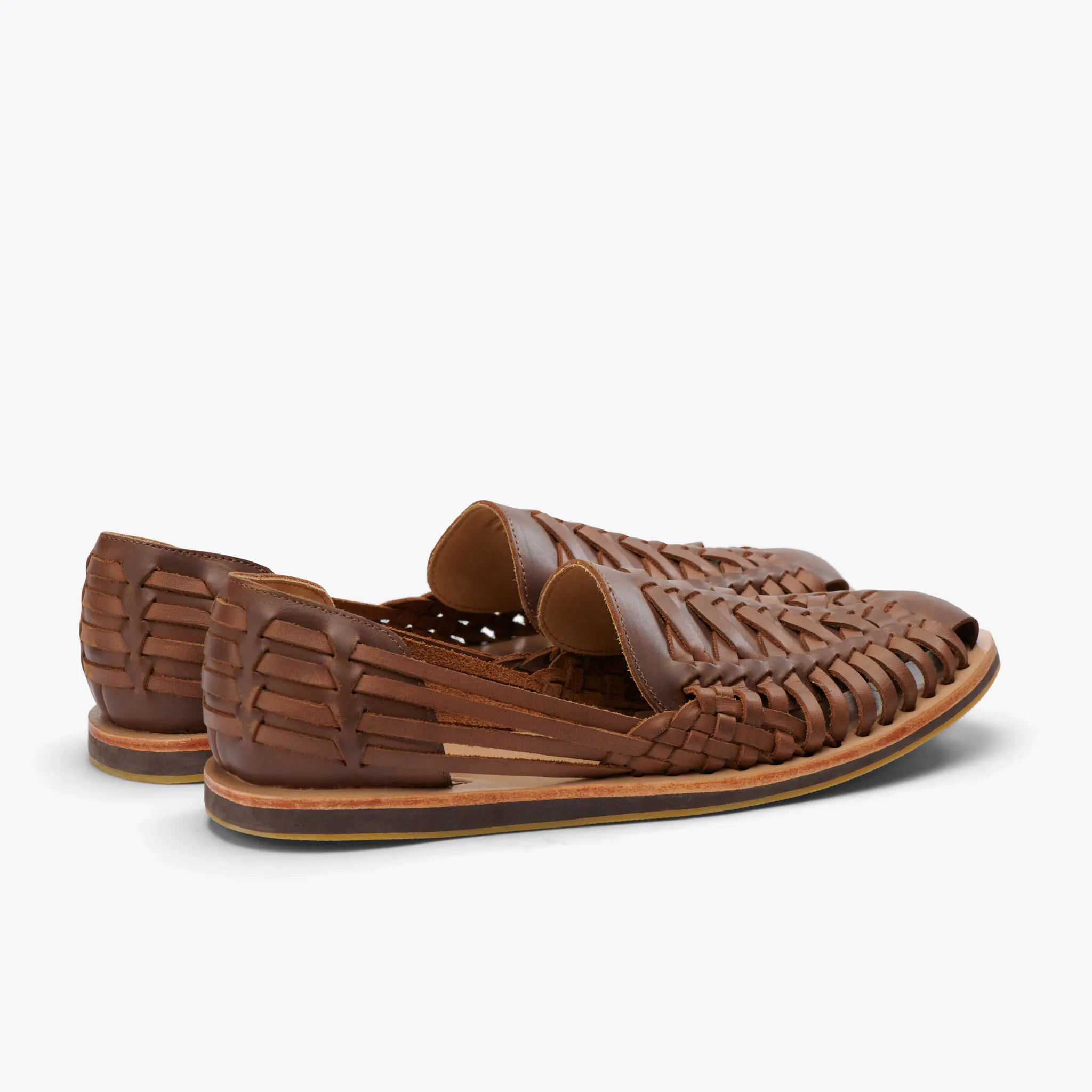 Men's Huarache Sandal Brown -NISOLO