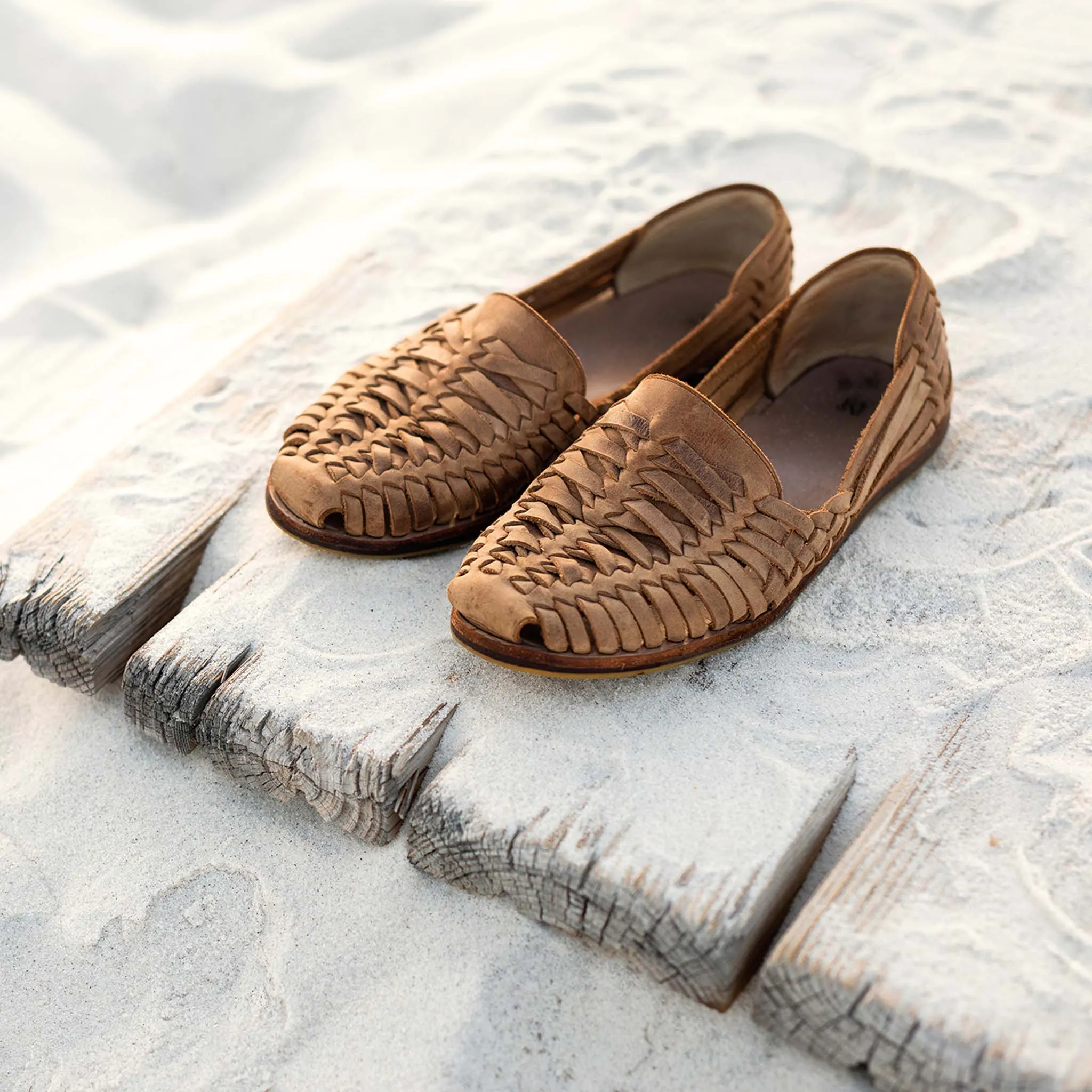 Men's Huarache Sandal Tobacco -NISOLO