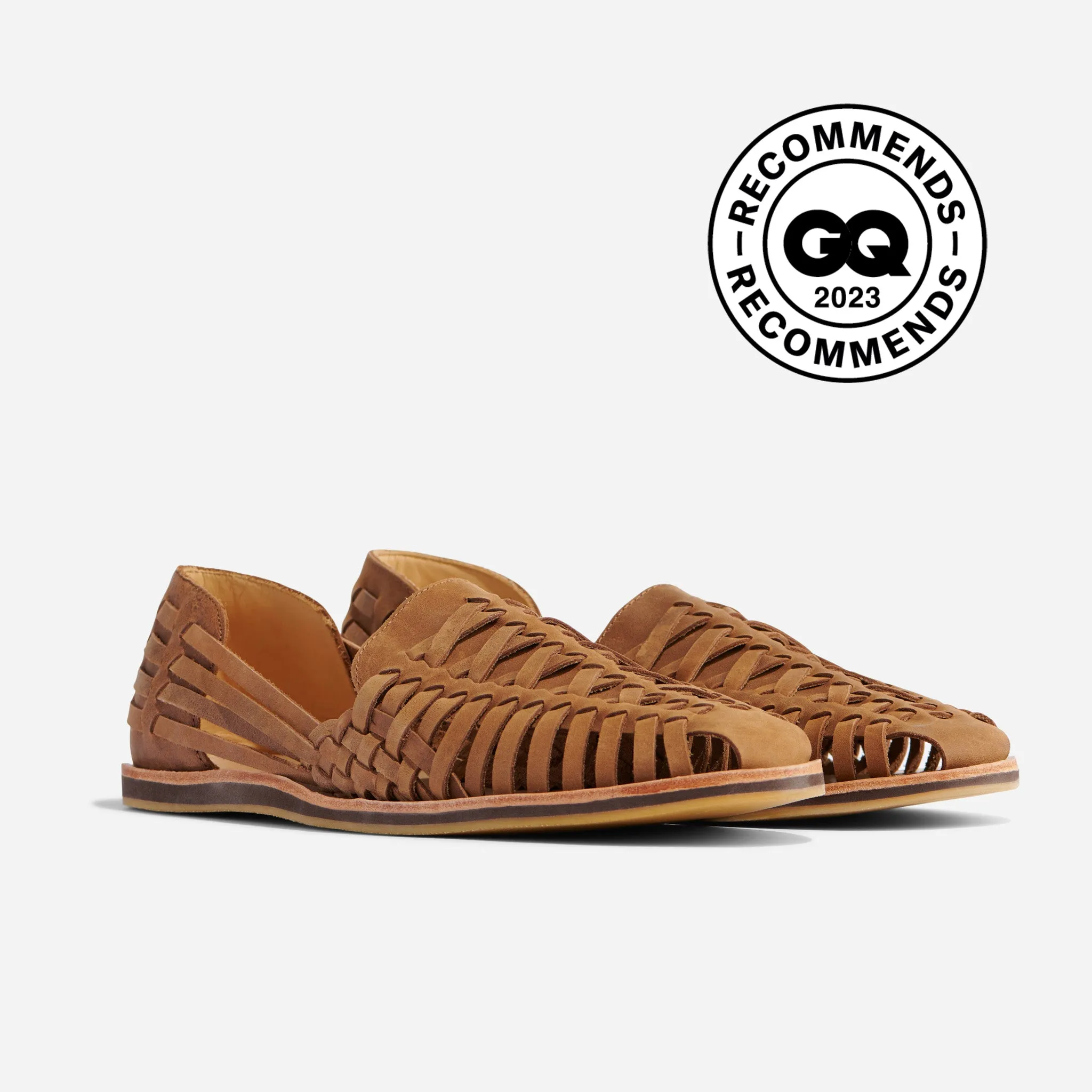 Men's Huarache Sandal Tobacco -NISOLO