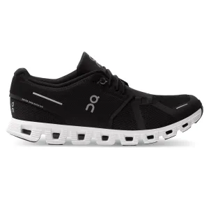 Men's On Cloud 5 Running Shoe in Black | White
