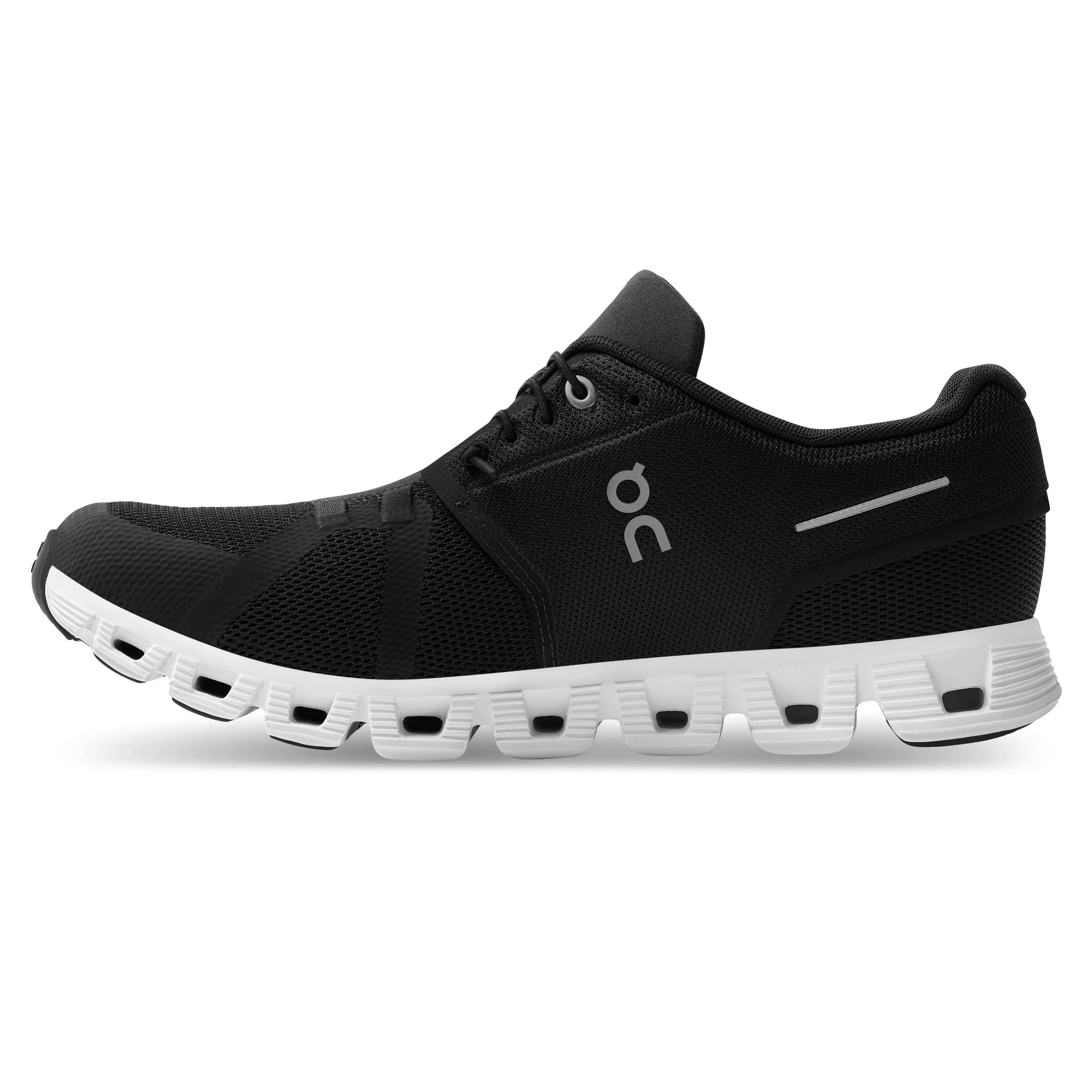 Men's On Cloud 5 Running Shoe in Black | White