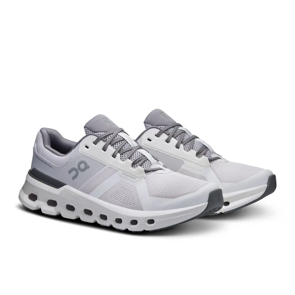Men's On Cloudrunner 2 Running Shoe in Frost | White