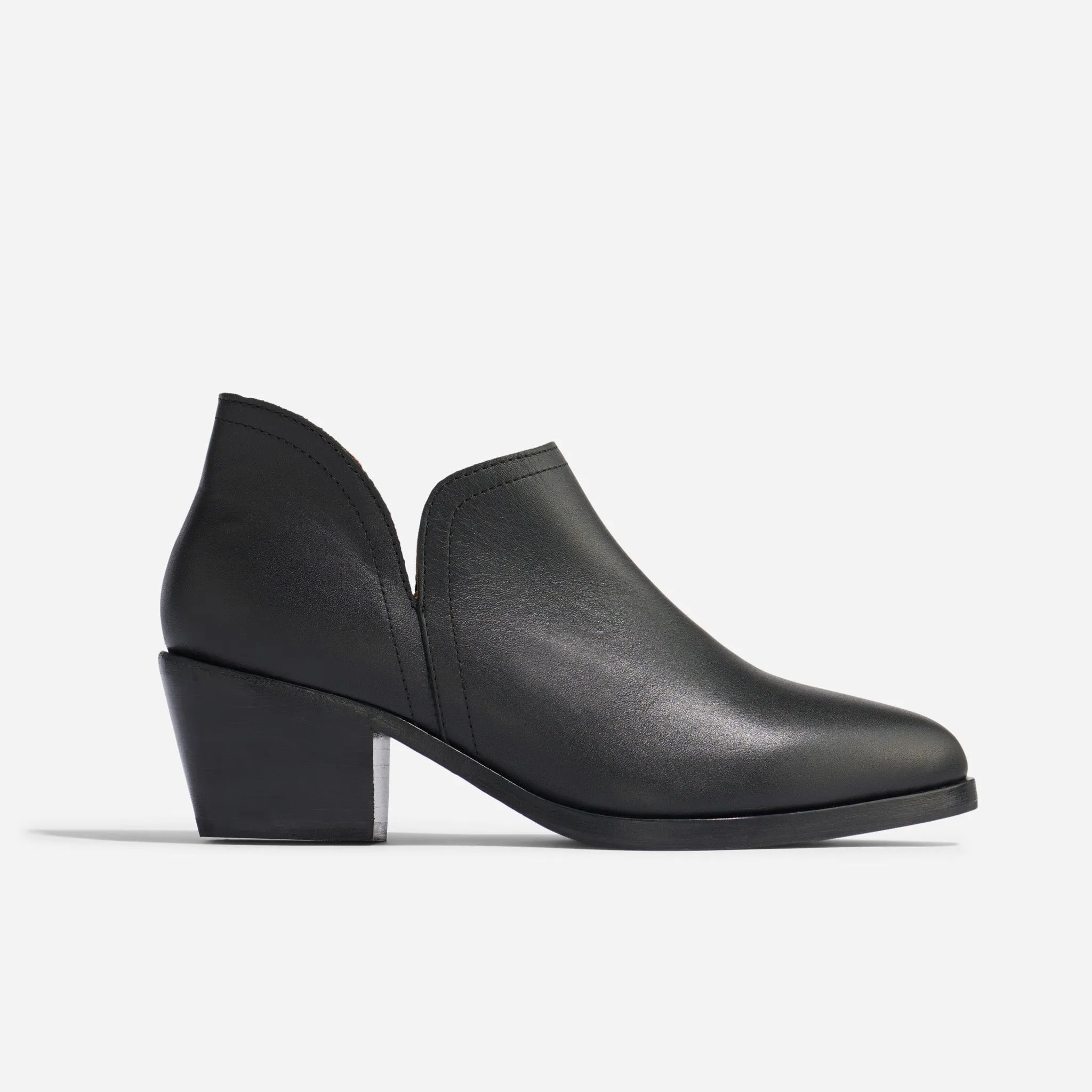 Mia Everyday Ankle Bootie Black/Black -NISOLO