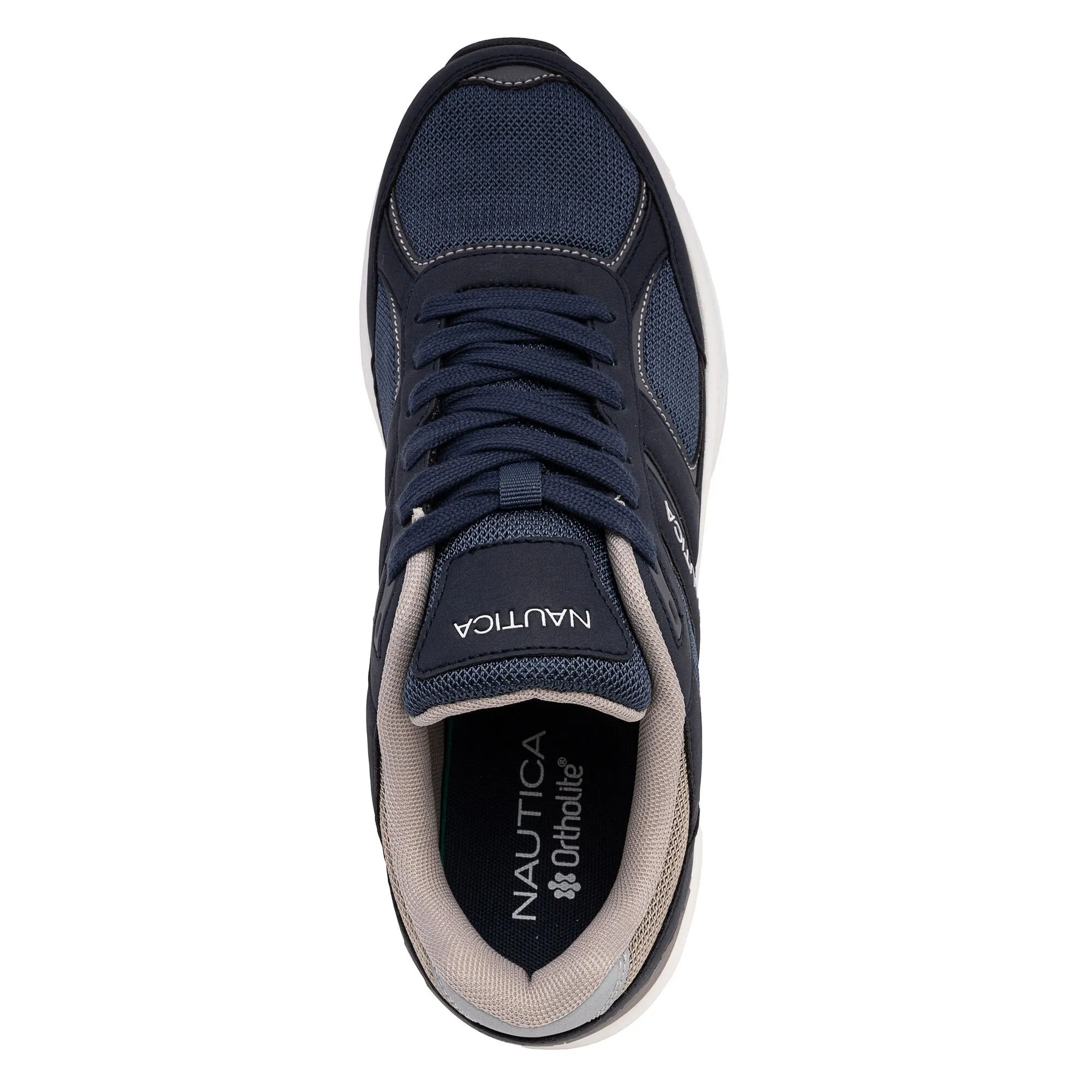 Nautica Logo Lace-Up Sneaker